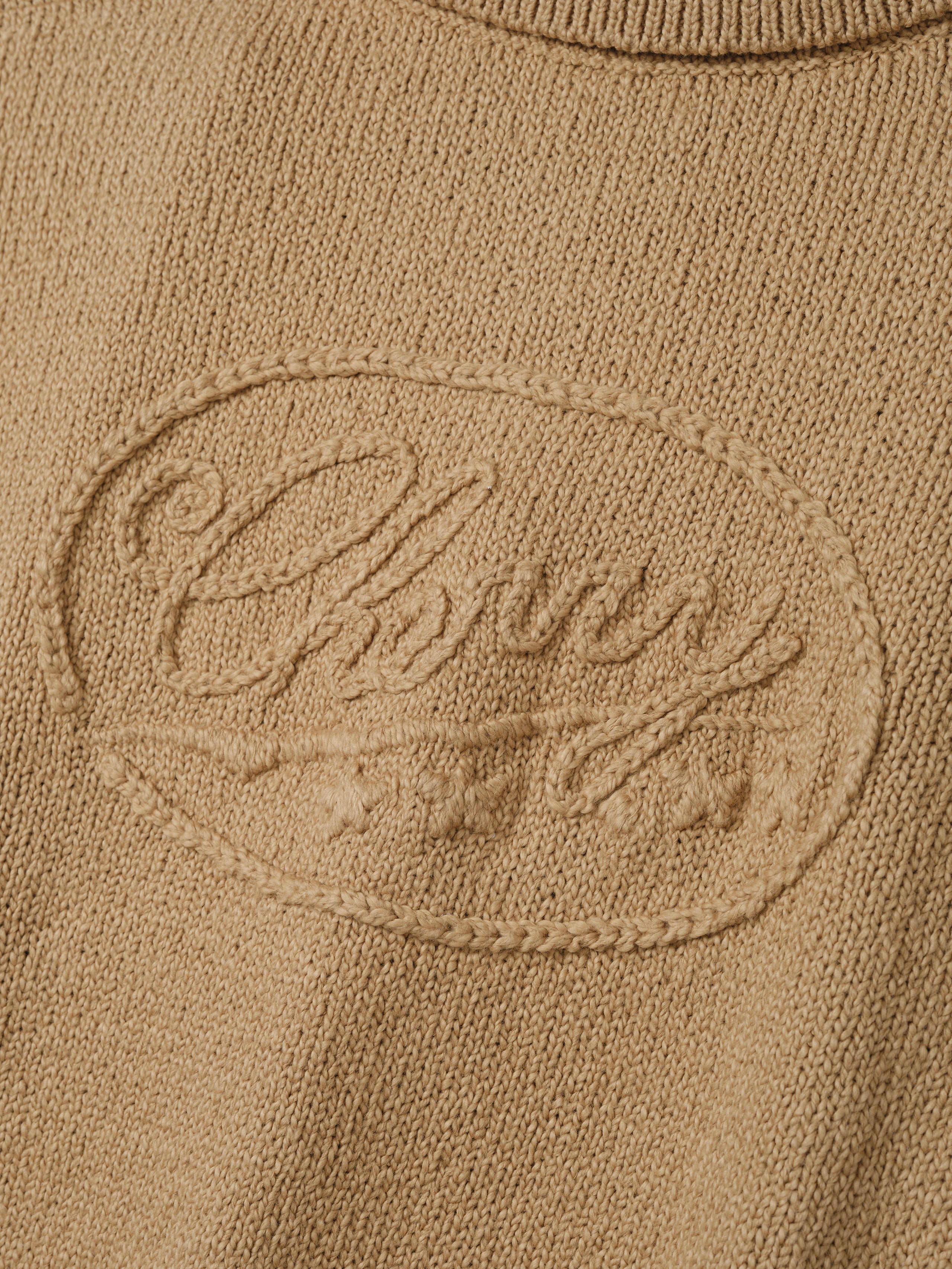 5 Star Henley Knit Crew (Desert Tan)