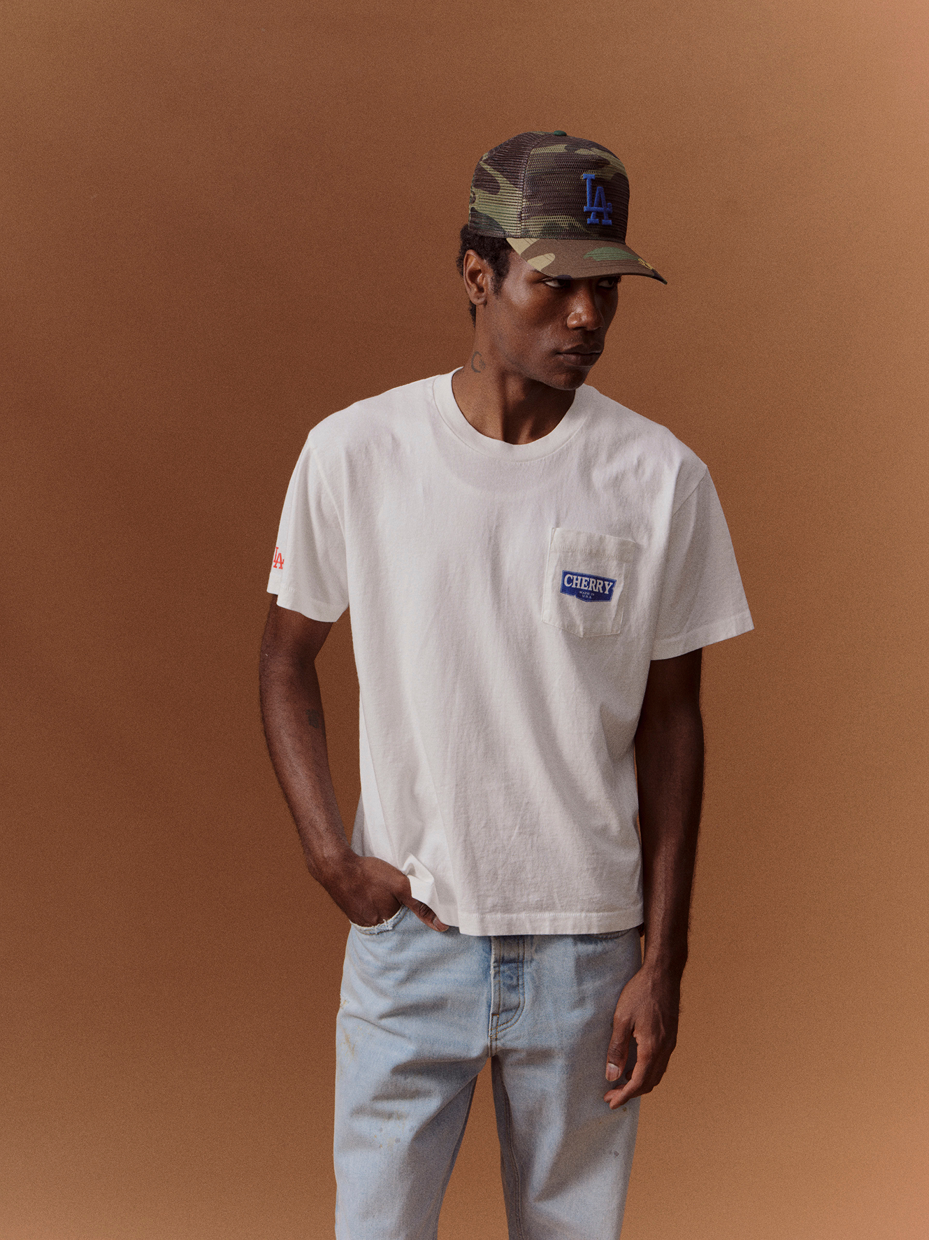 Mid Summer Classics Classic Pocket T-Shirt (Vintage White)