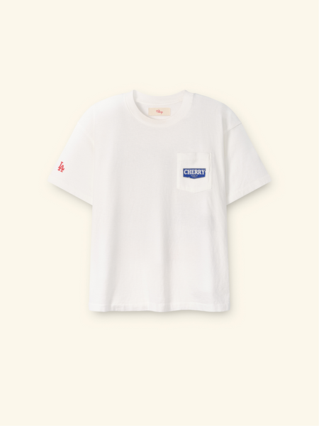 Mid Summer Classics Classic Pocket T-Shirt (Vintage White) – CHERRY LA