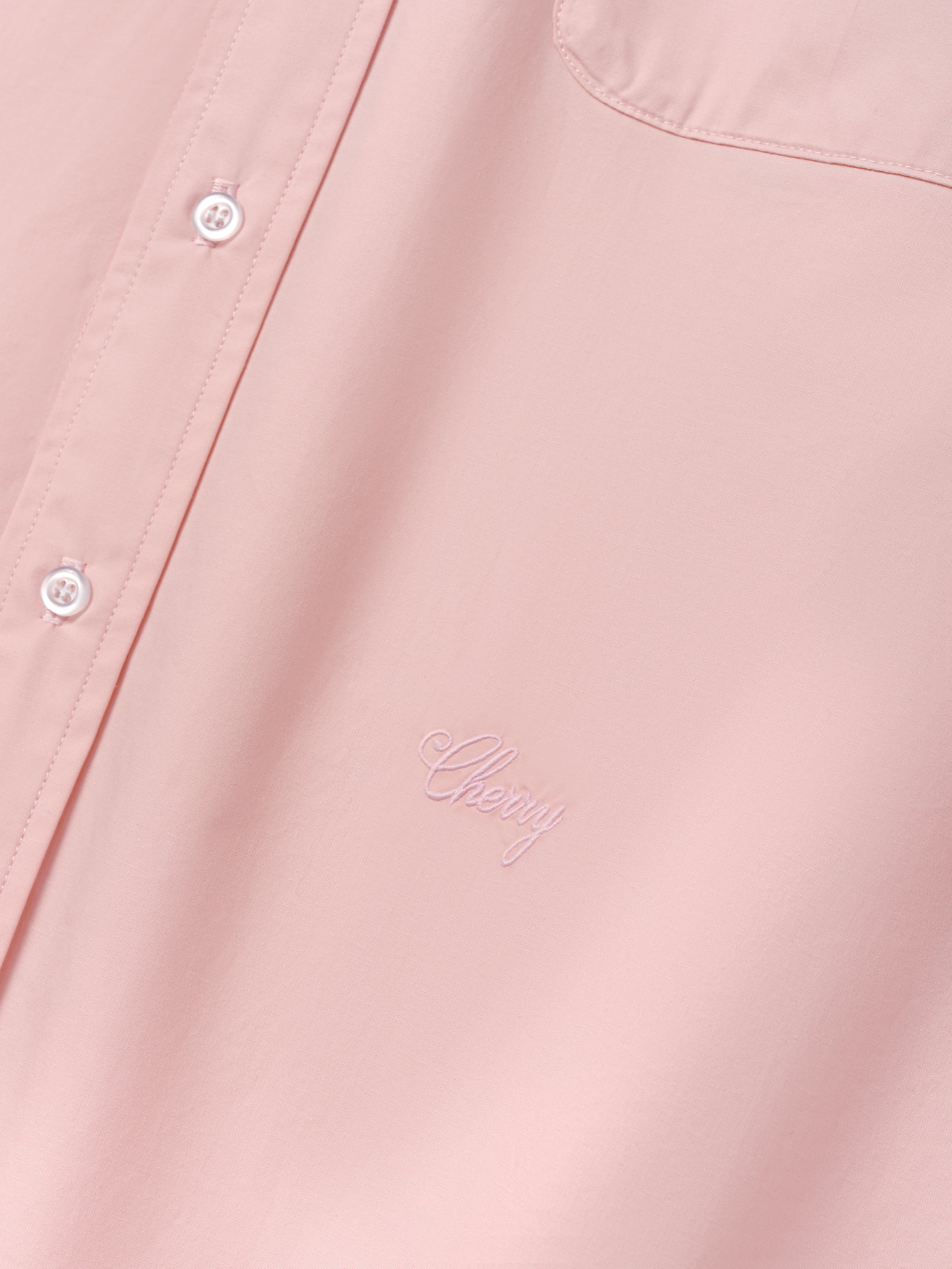 Boxy Oxford Shirt (Pink) – CHERRY LA