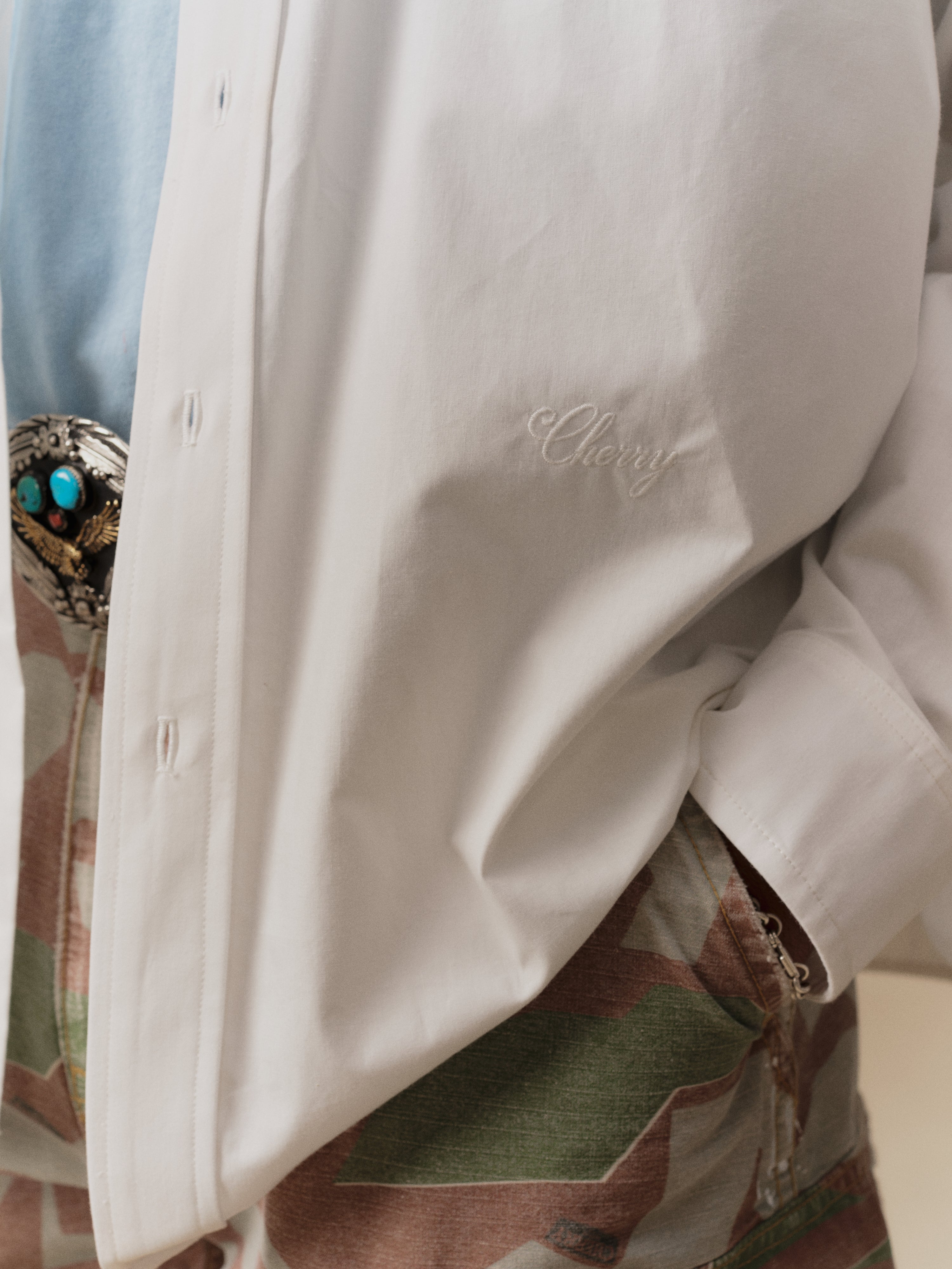 Boxy Oxford Shirt (White)