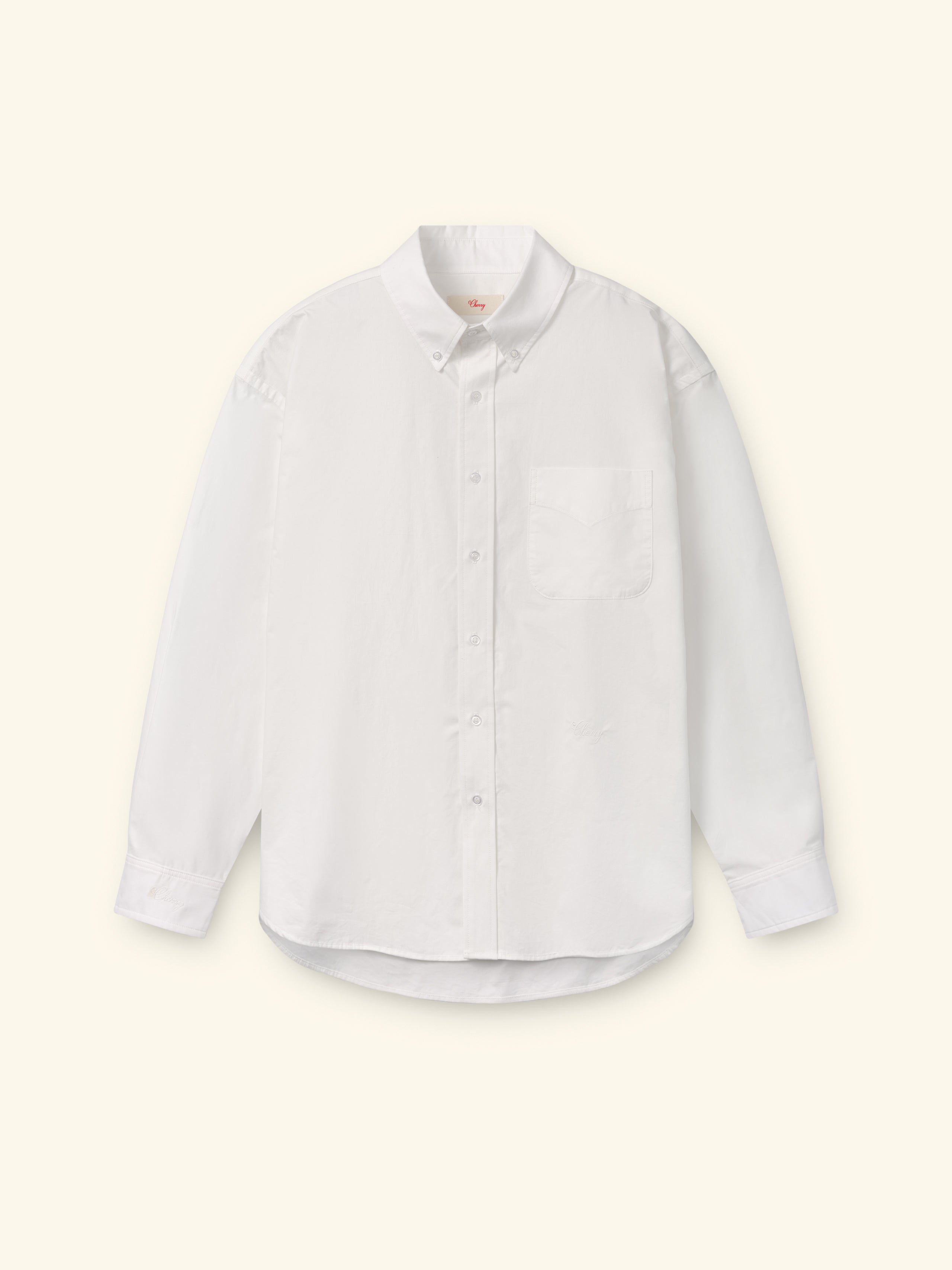 Boxy Oxford Shirt (White)