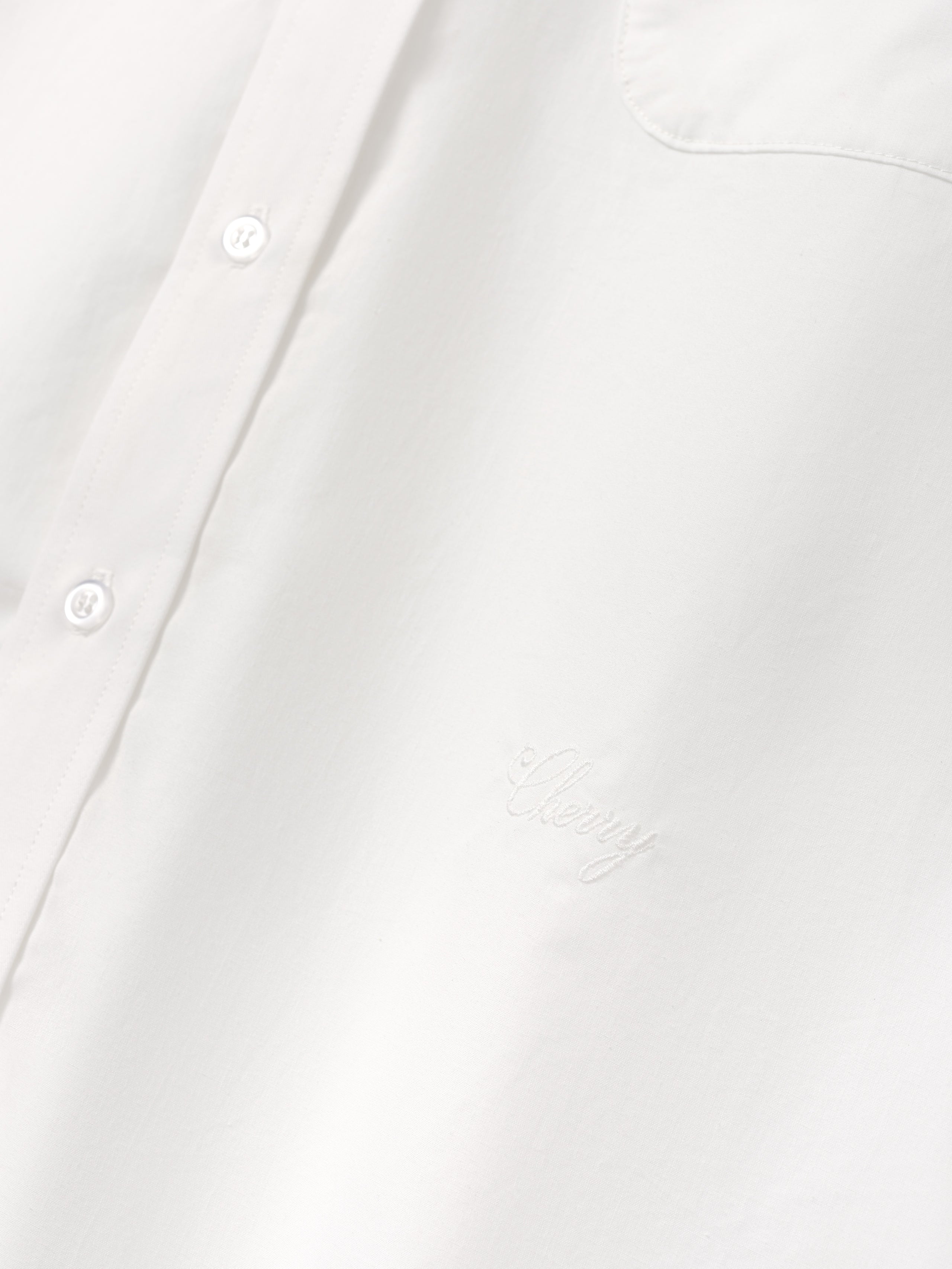 Boxy Oxford Shirt (White)