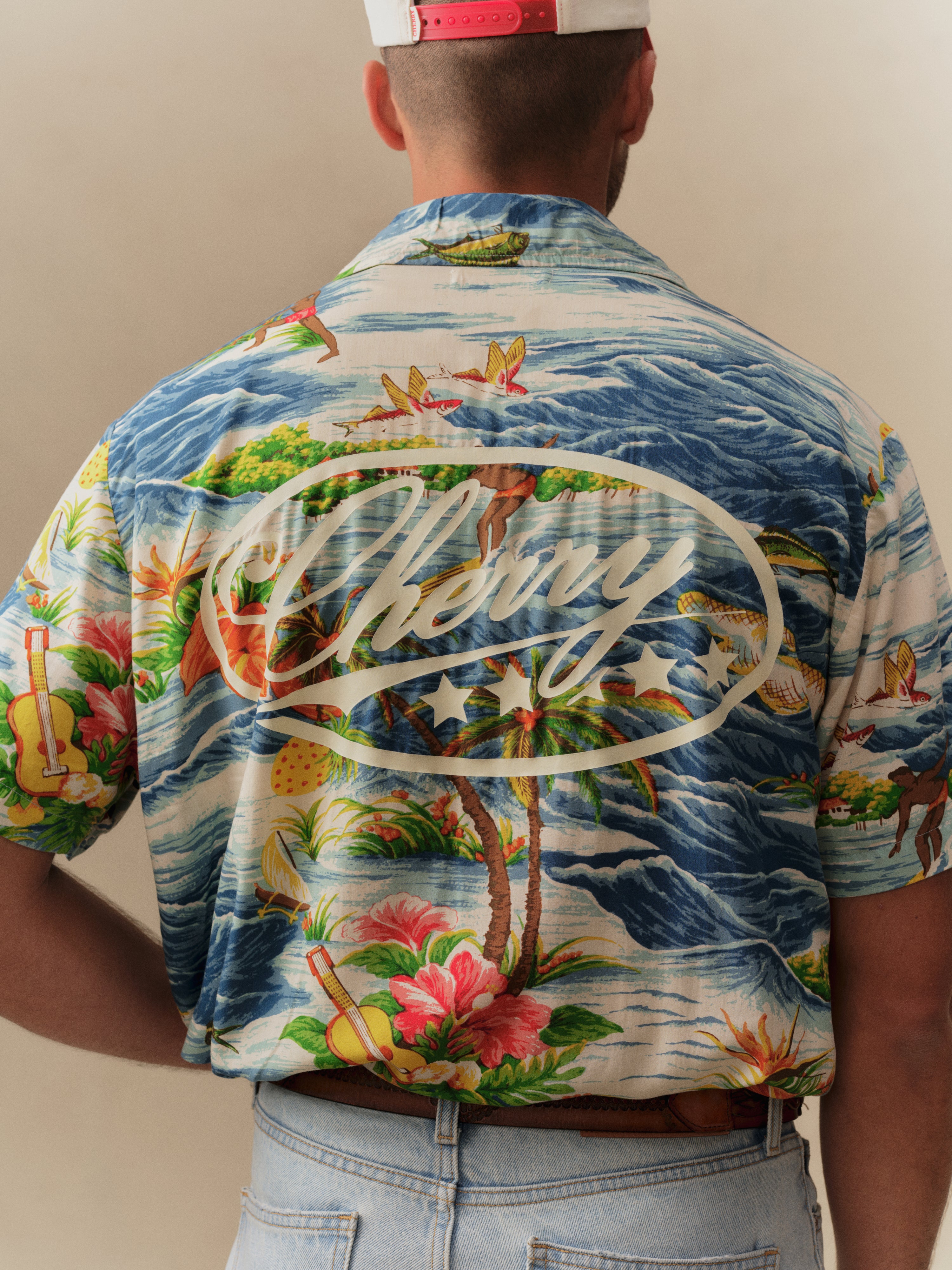 Hawaiian Vacation Shirt (Blue)