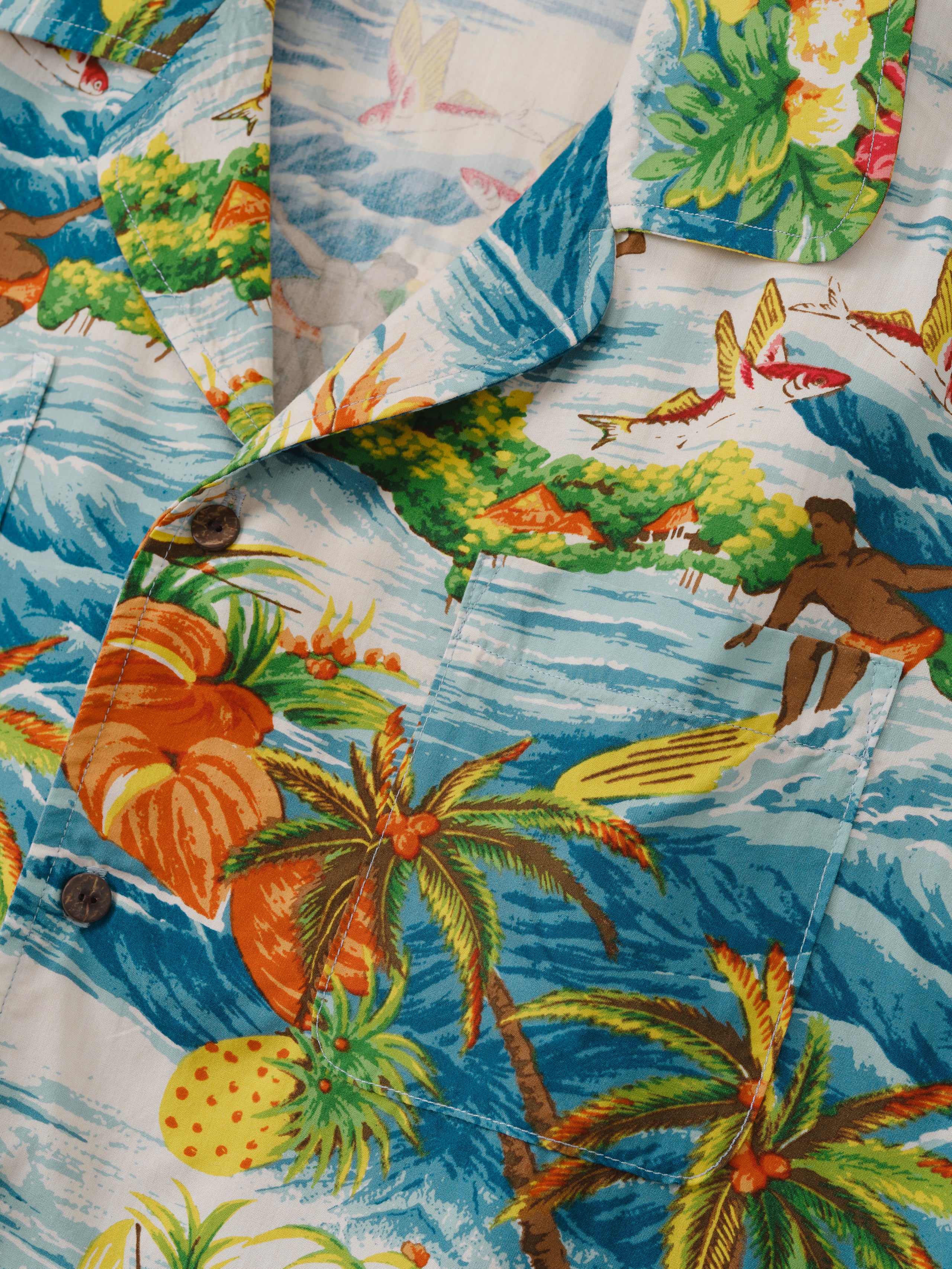Hawaiian Vacation Shirt (Blue)