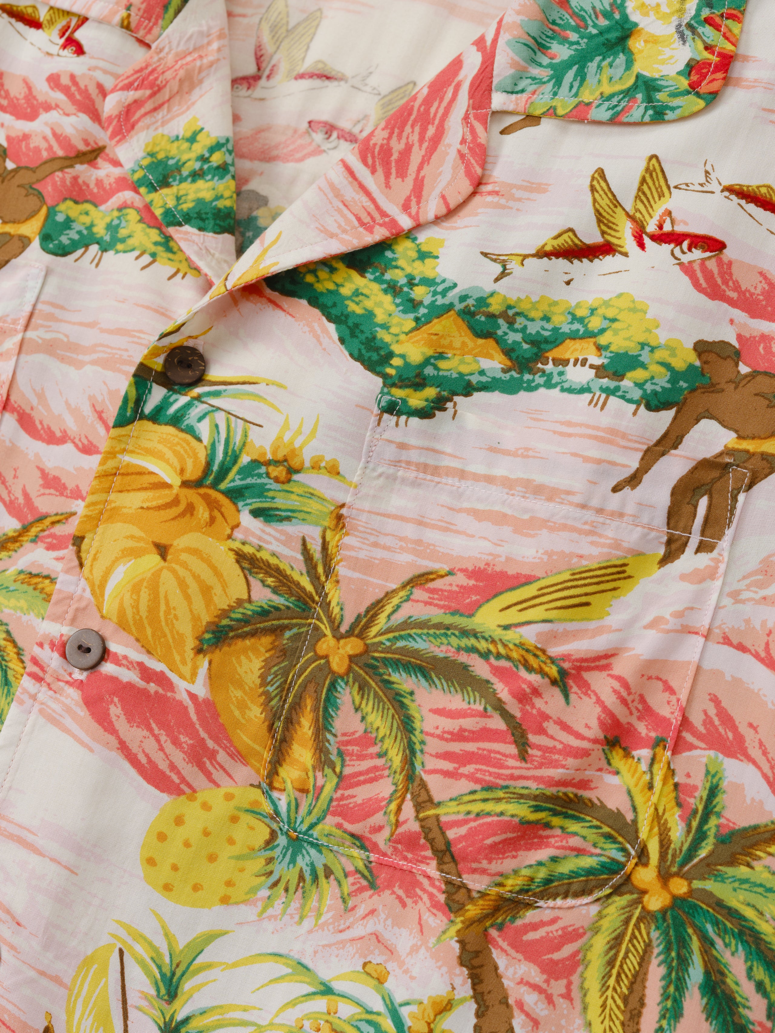 Hawaiian Vacation Shirt (Pink)