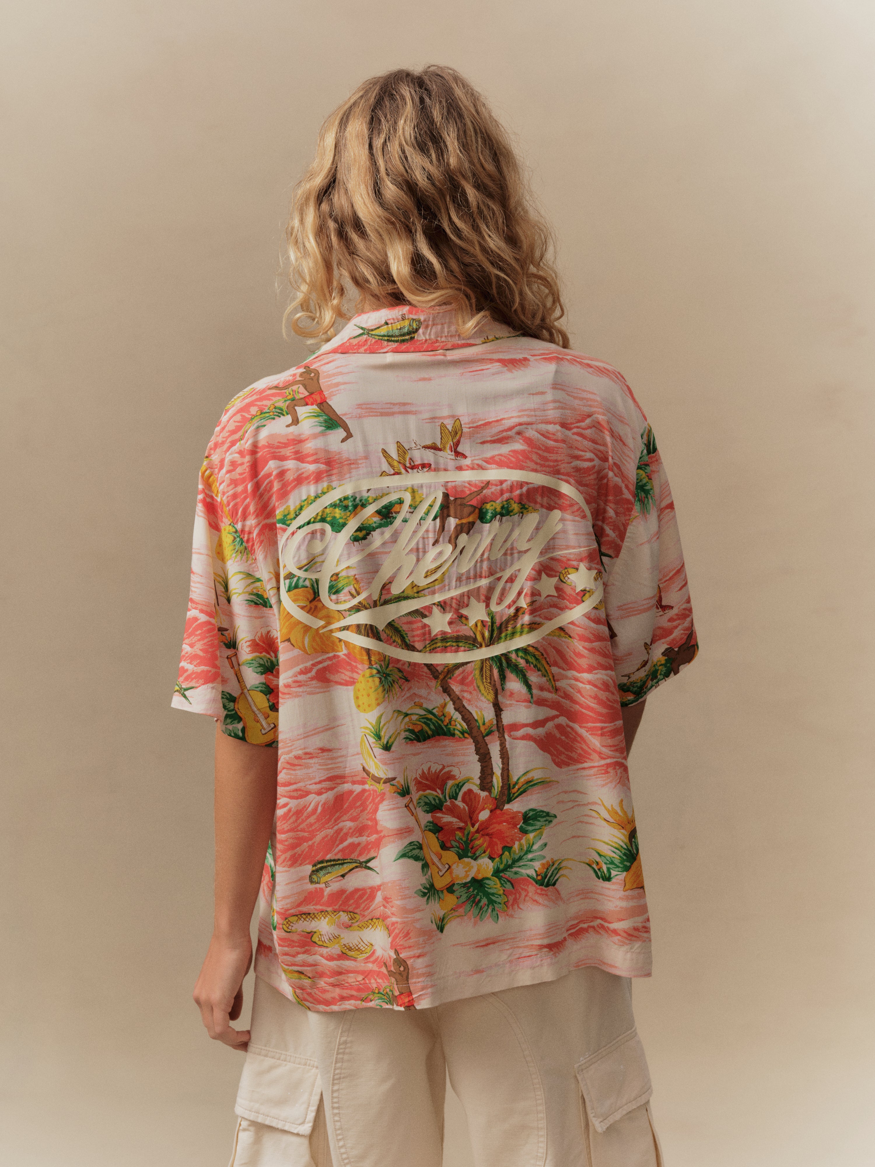 Hawaiian Vacation Shirt (Pink)