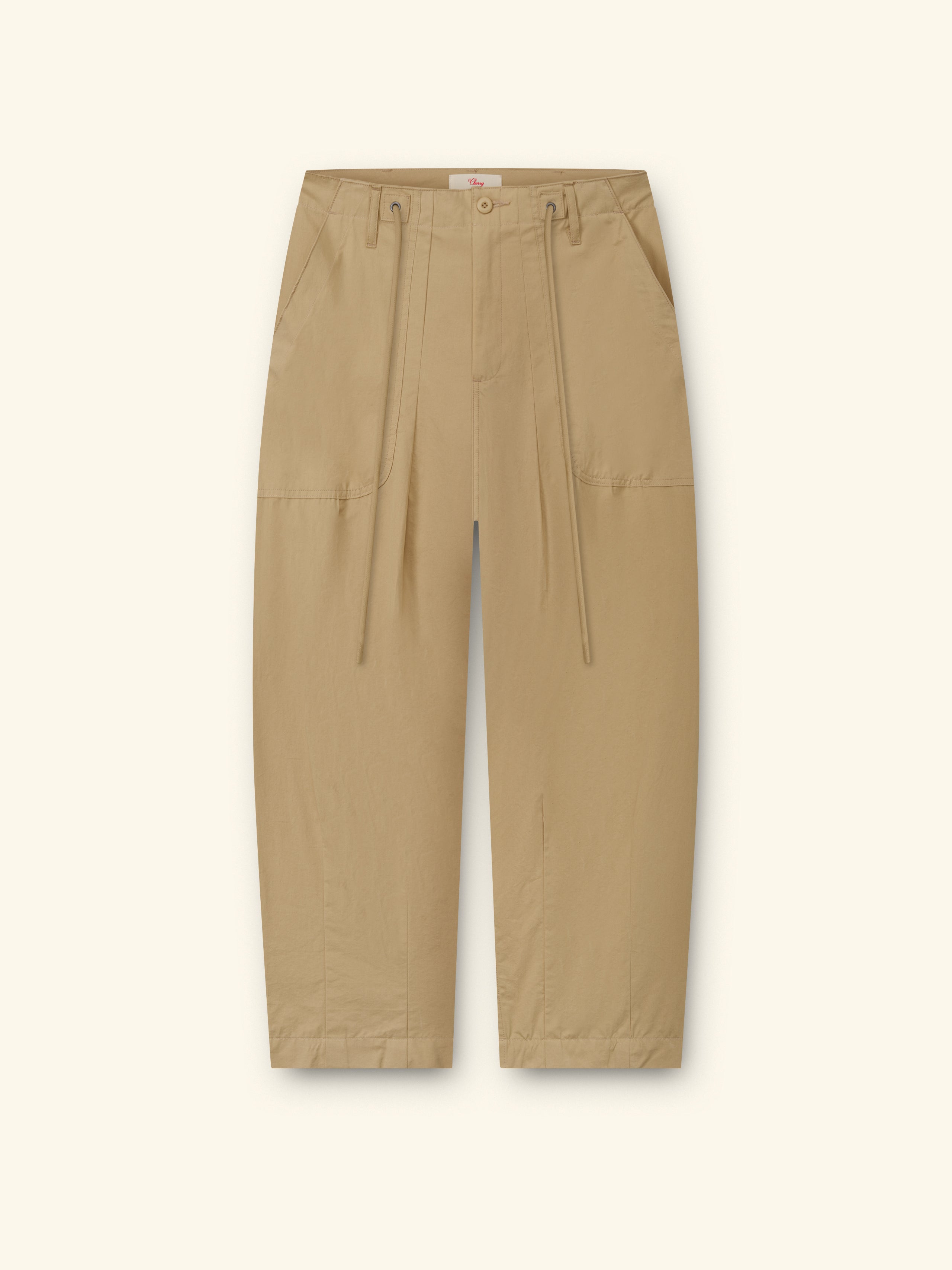 Twill Parachute Pants (Camel)
