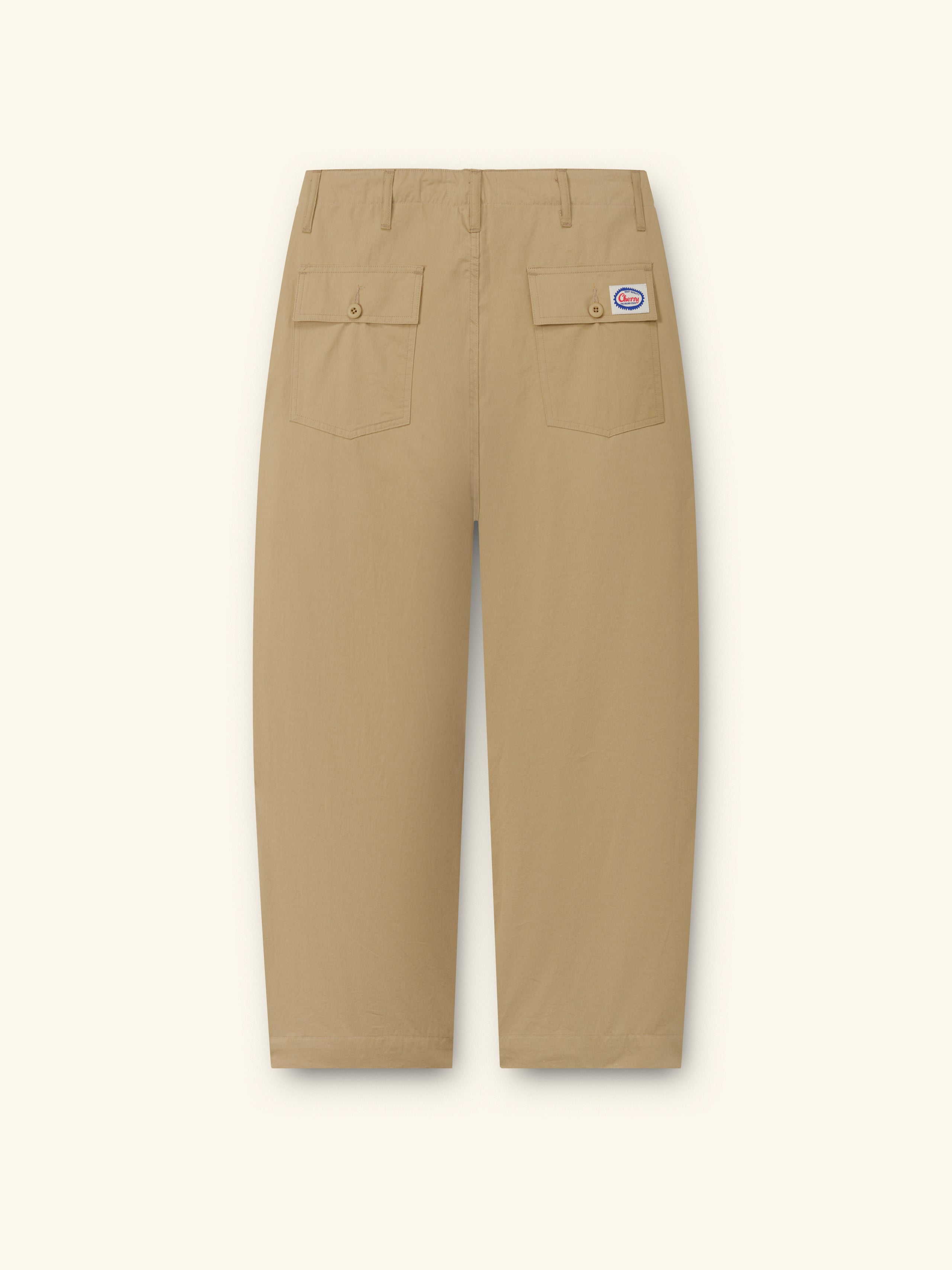 Twill Parachute Pants (Camel)