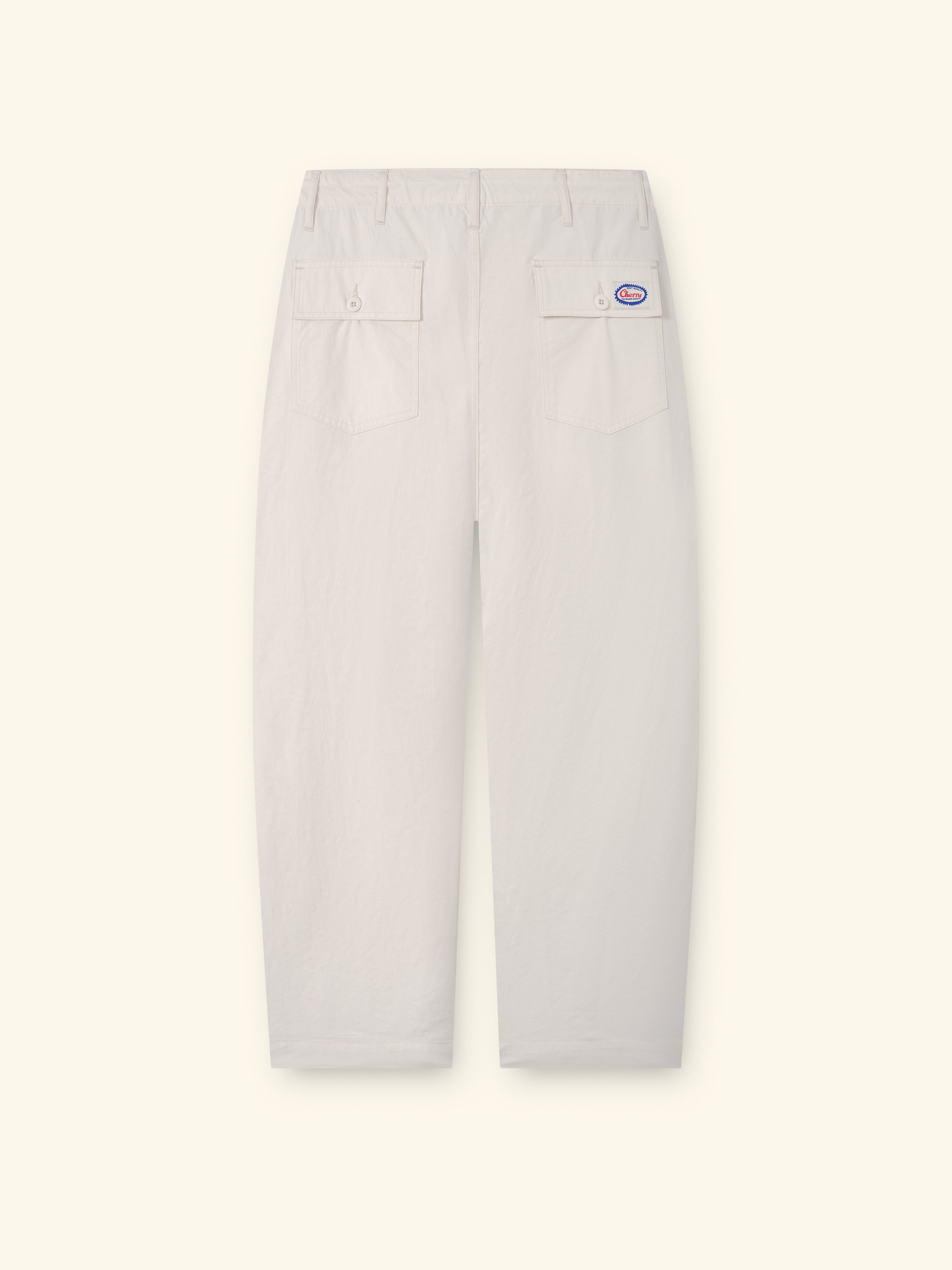 Twill Parachute Pants (Ivory) – CHERRY LA