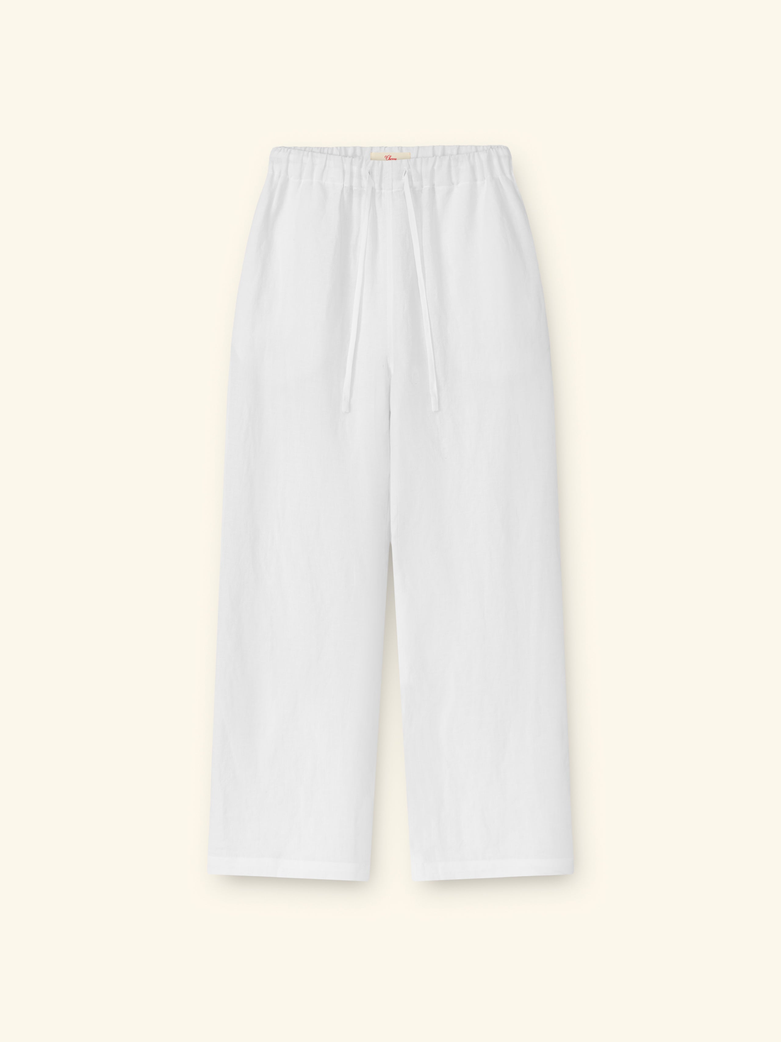 Linen Beach Pants (White)