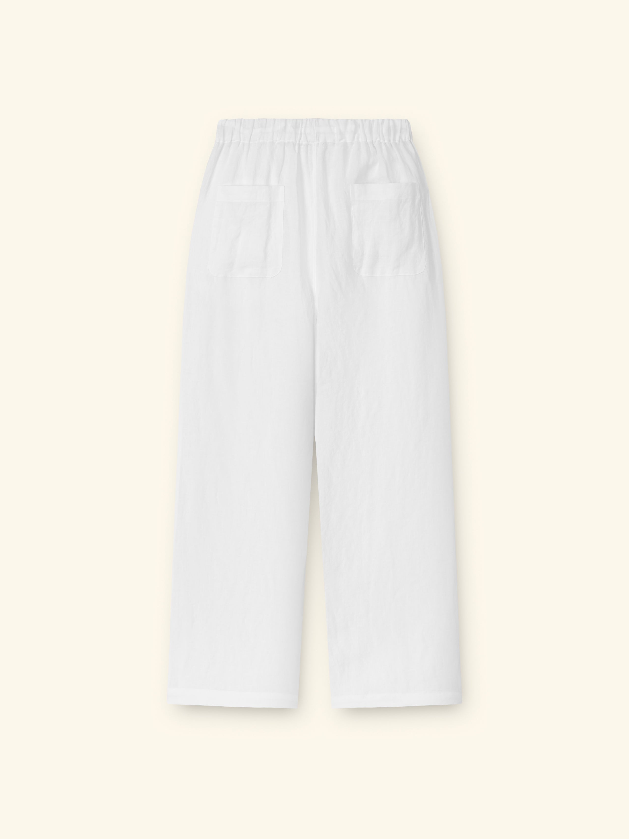 Linen Beach Pants (White)