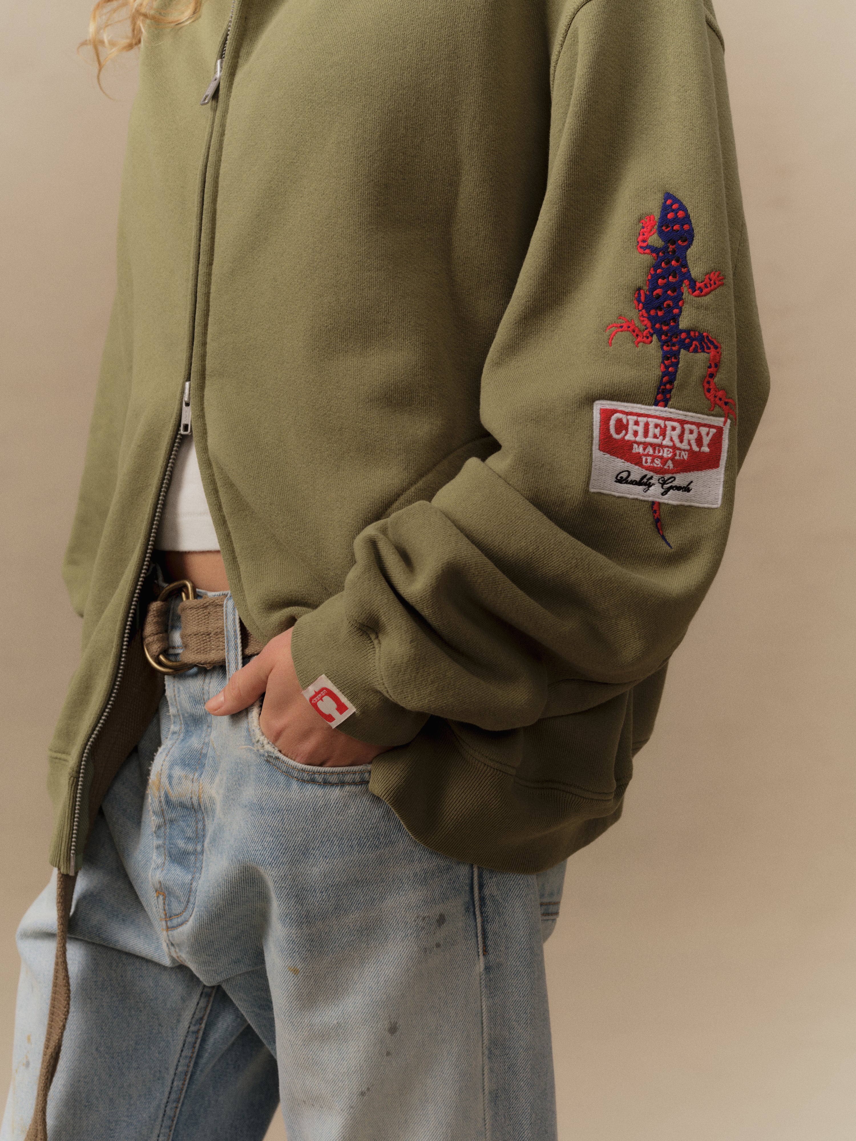 トップス cherryboy407 Country Road Boxy Pocket Longsleeve Thermal (Chocolate) – CHERRY LA