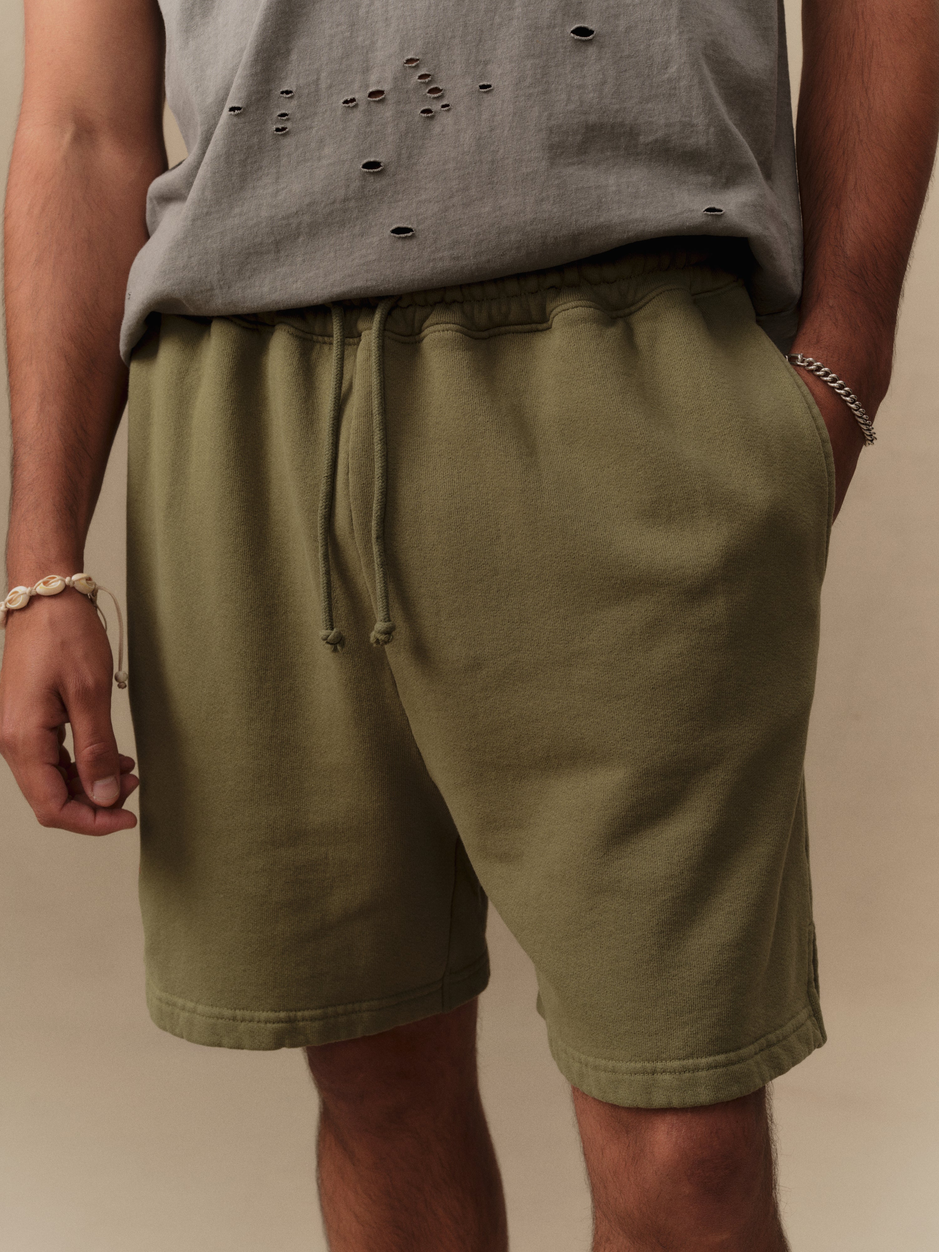 Gecko Sweatshorts (Cactus)
