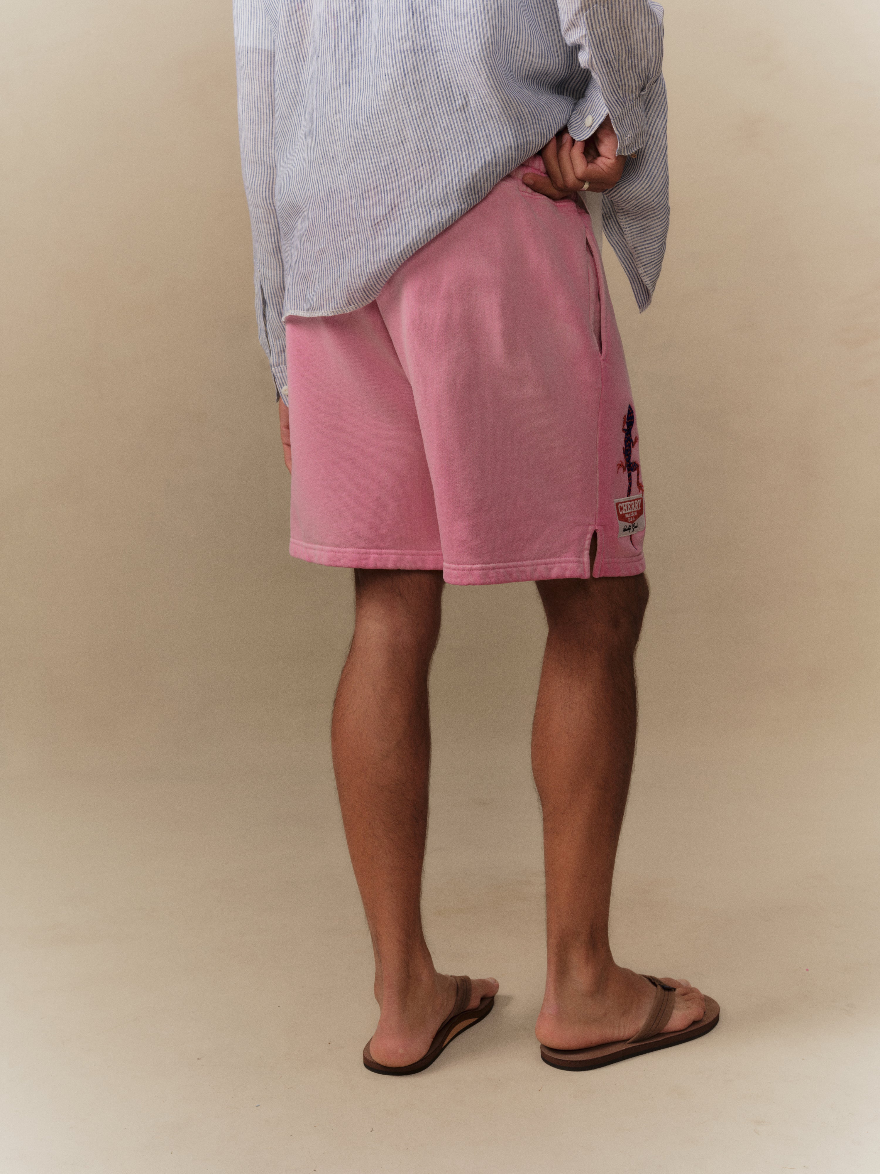 Gecko Sweatshorts (Fuchsia)