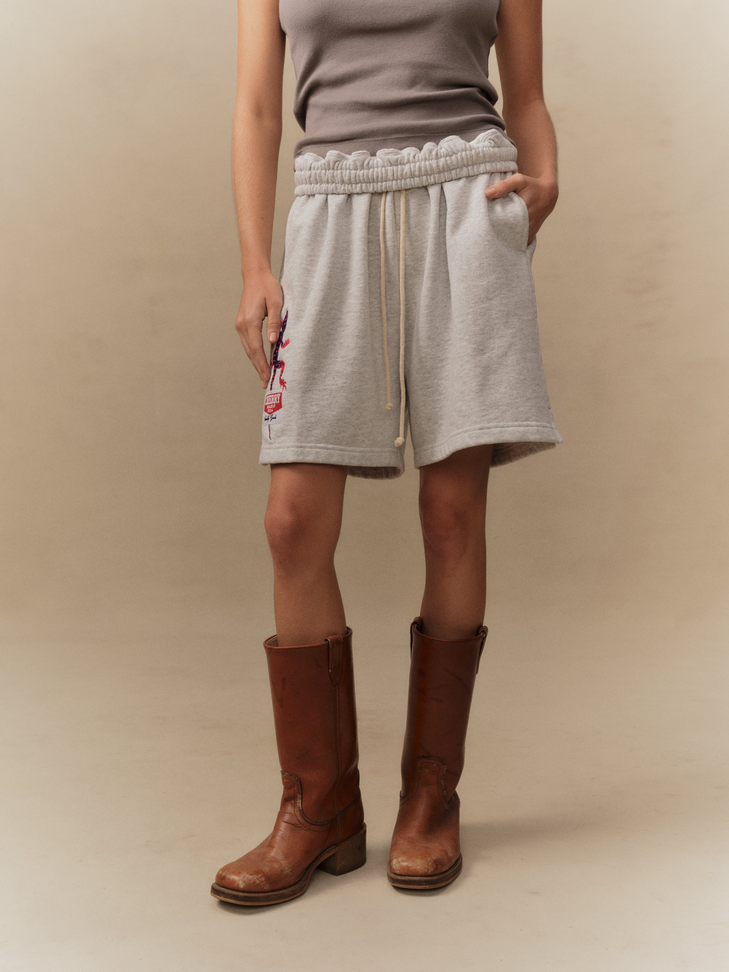 Gecko Sweatshorts (Heather Grey)