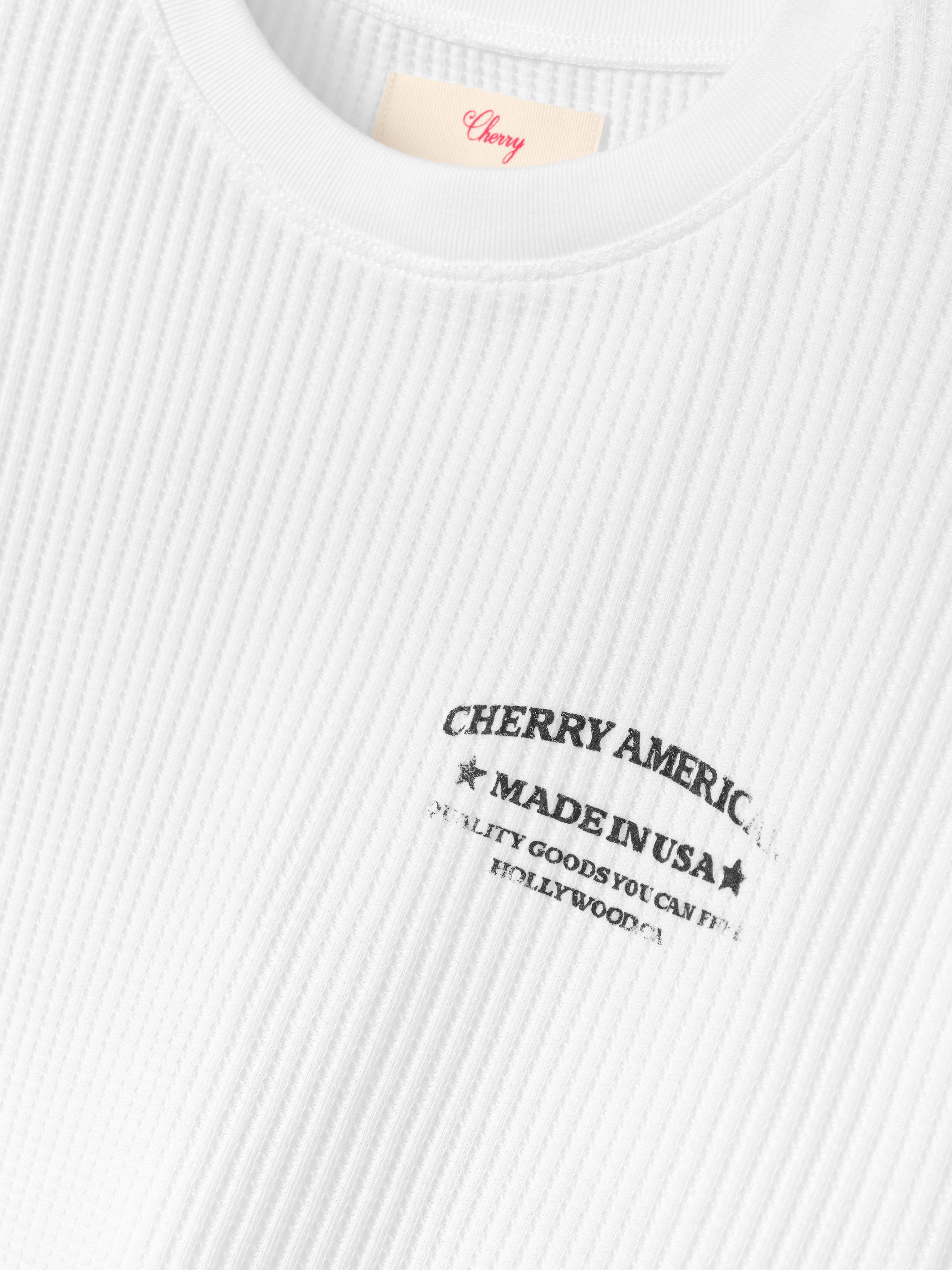 トップス cherryboy407 Ranchwear Boxy Thermal (White) – CHERRY LA