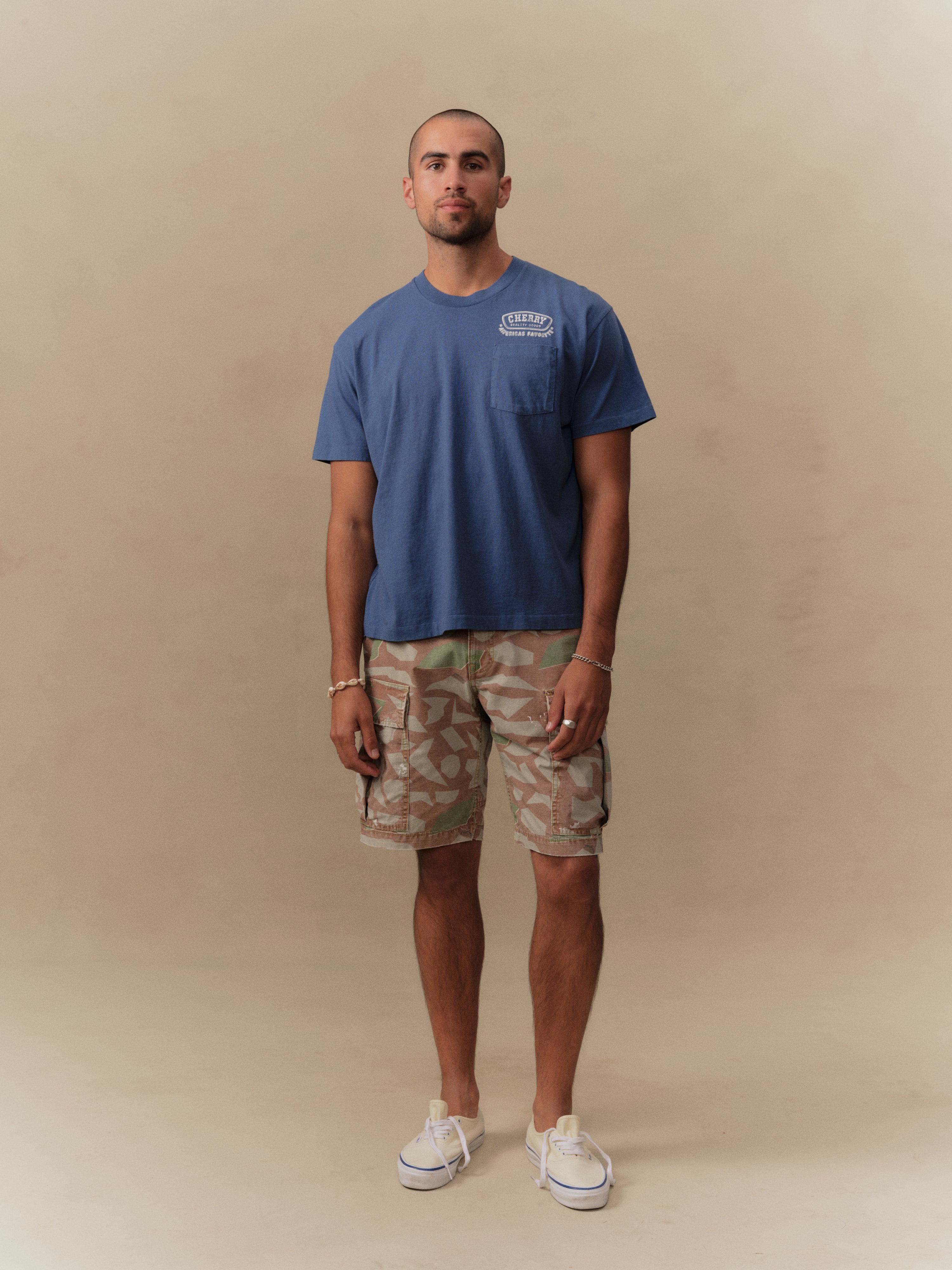 Cape Canaveral Classic Pocket Tee (Faded Navy)