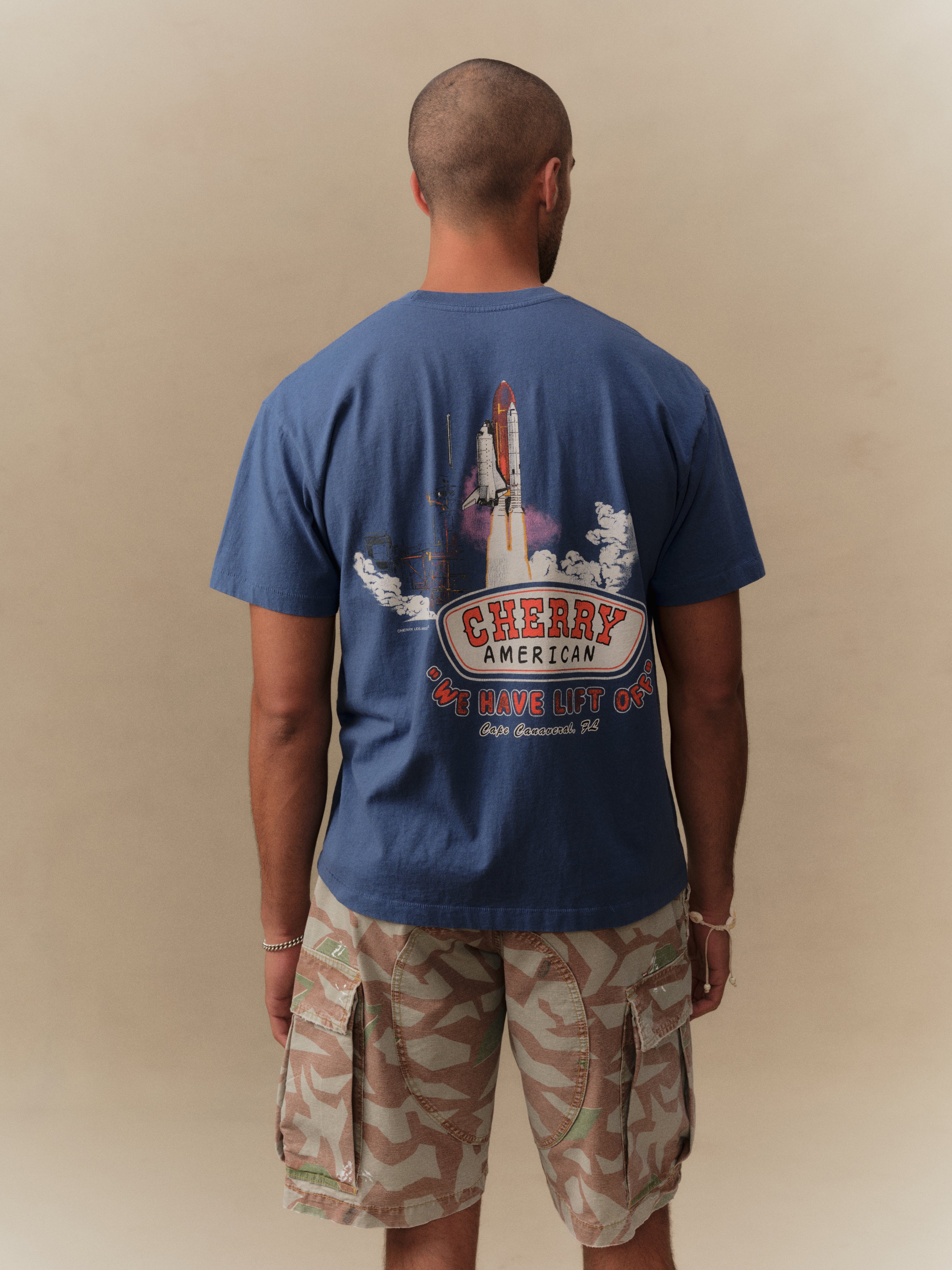Cape Canaveral Classic Pocket Tee (Faded Navy)