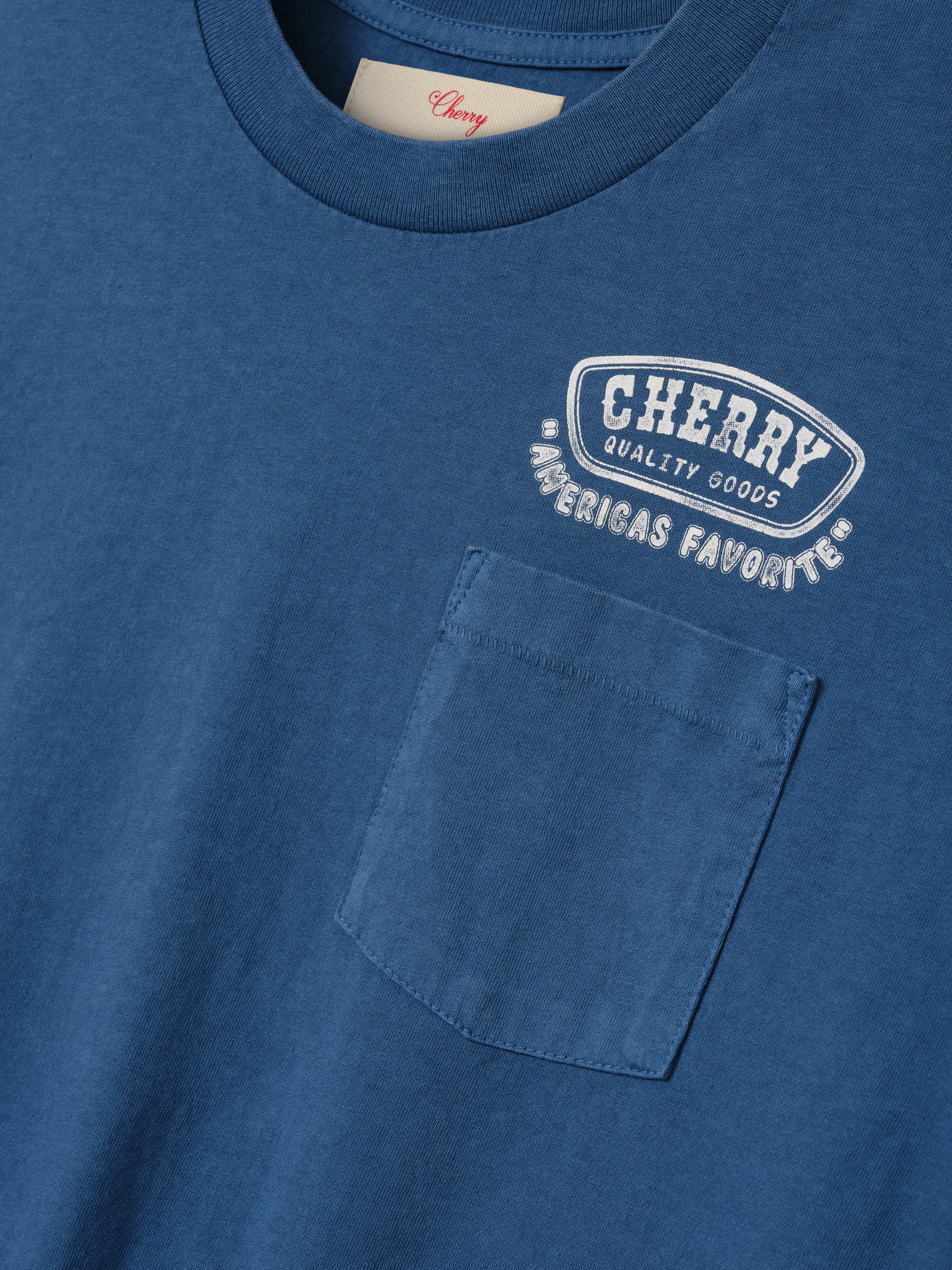 Cape Canaveral Classic Pocket Tee (Faded Navy) – CHERRY LA