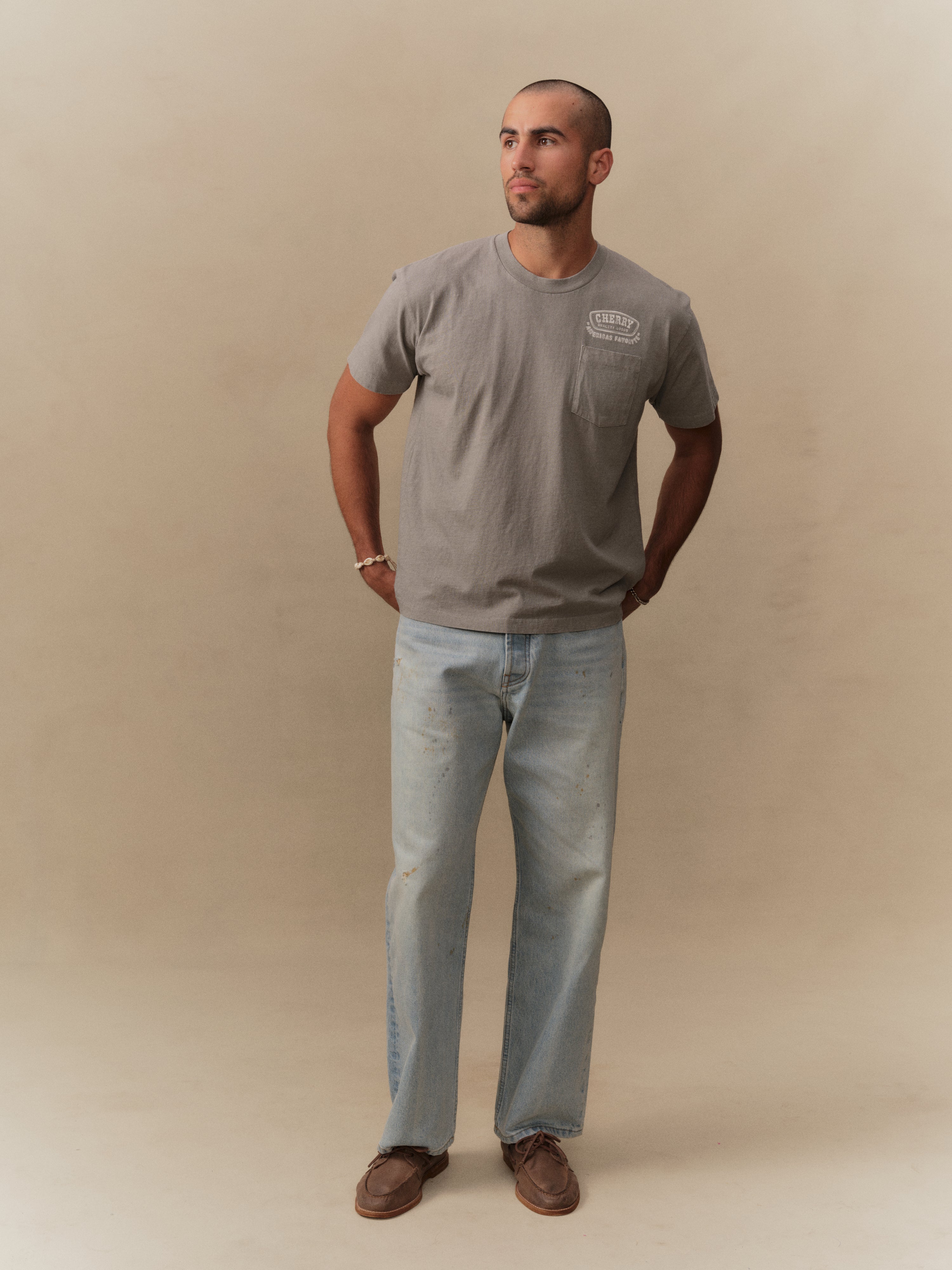 Cape Canaveral Classic Pocket Tee (Smoke)