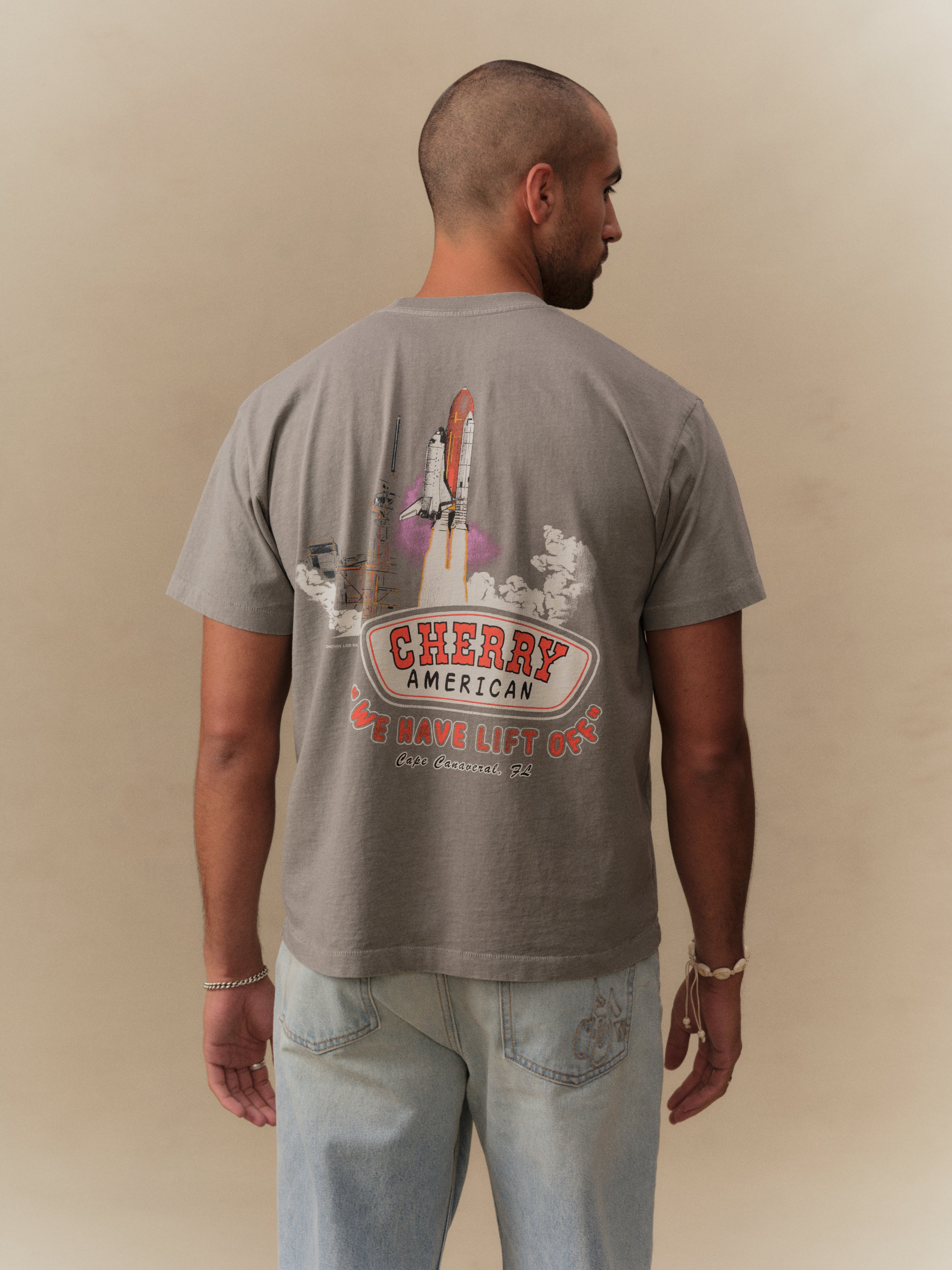 Cape Canaveral Classic Pocket Tee (Smoke) – CHERRY LA