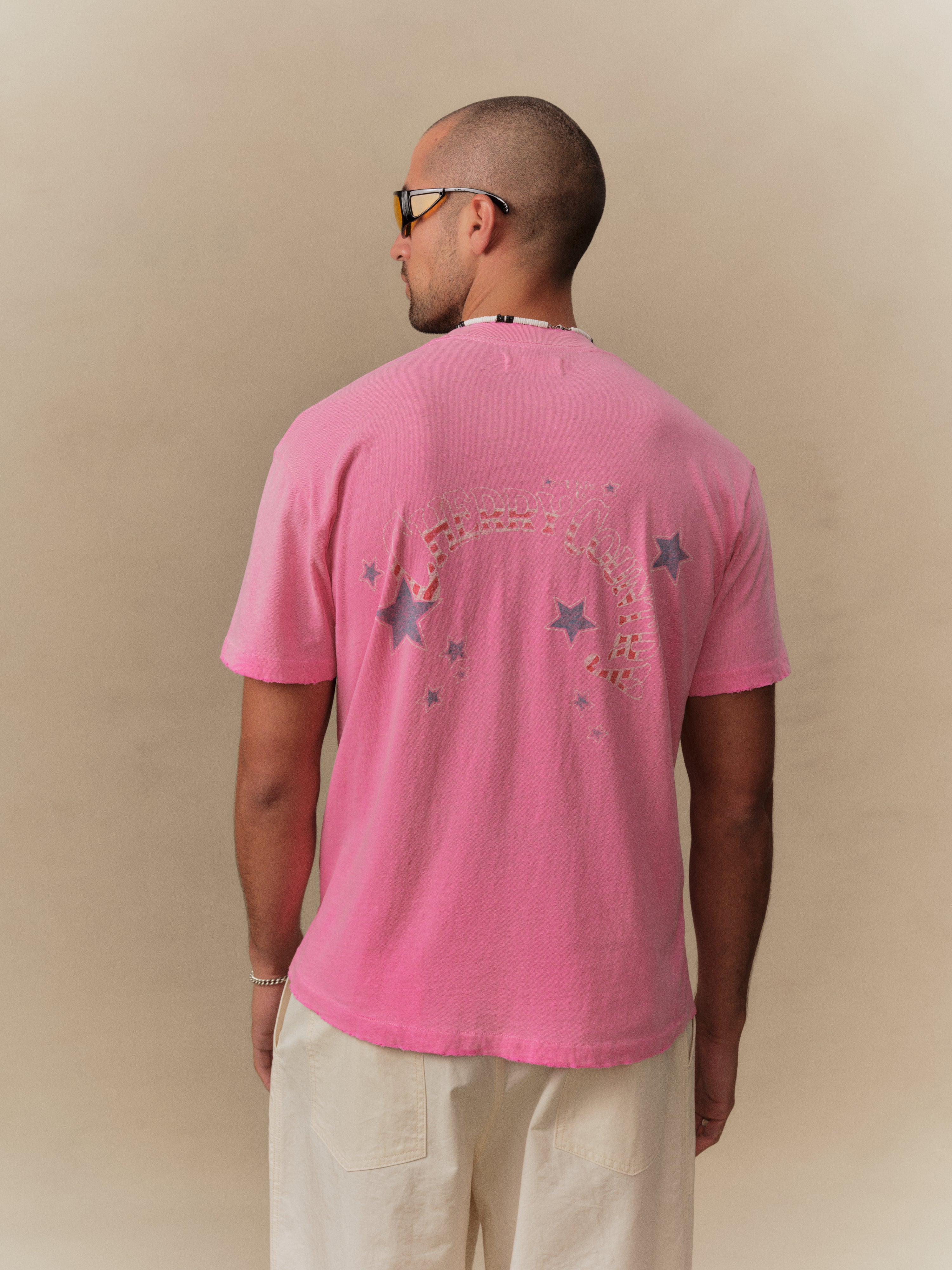 Cherry Country Classic Tee (Fuchsia)