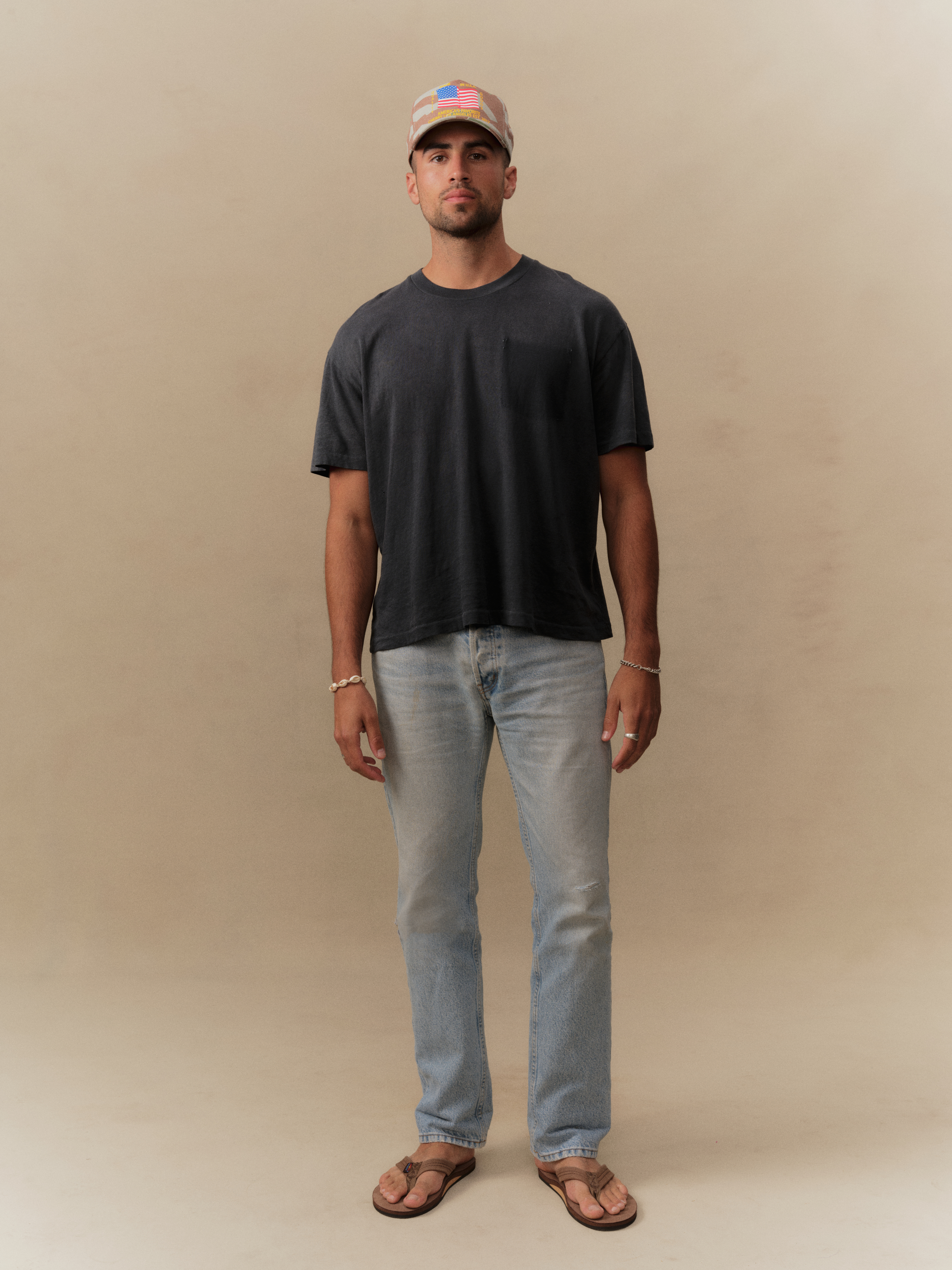 Straight 5 Pocket Jeans (Light Wash)