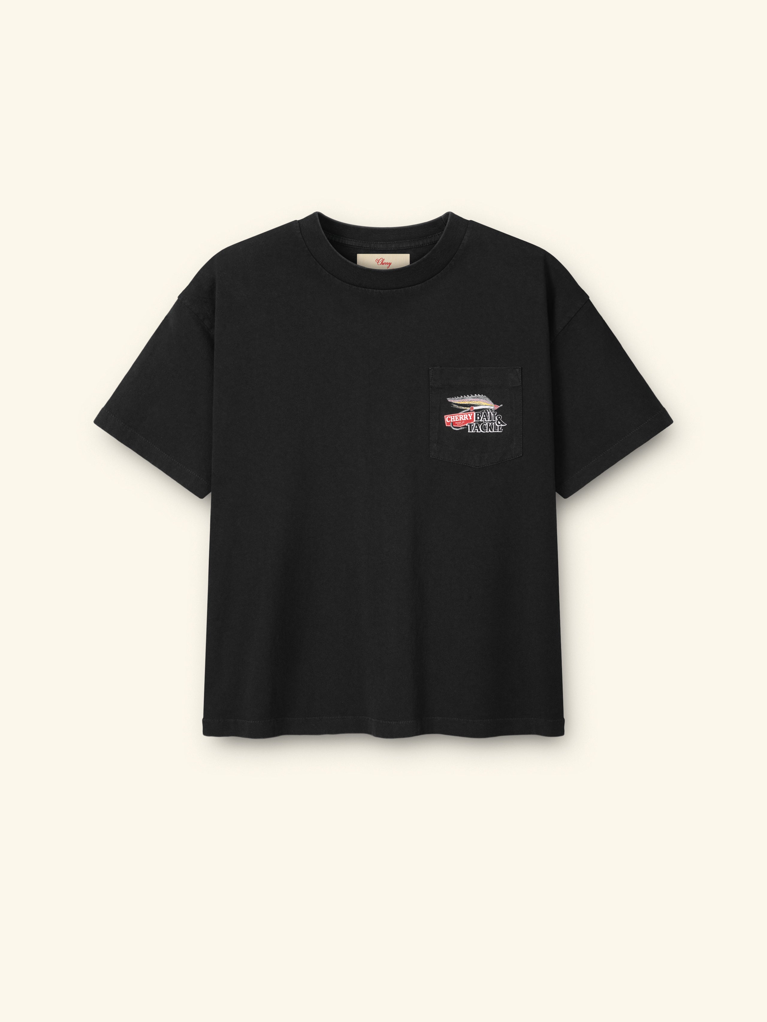 Marlin Boxy Pocket Tee (Vintage Black)