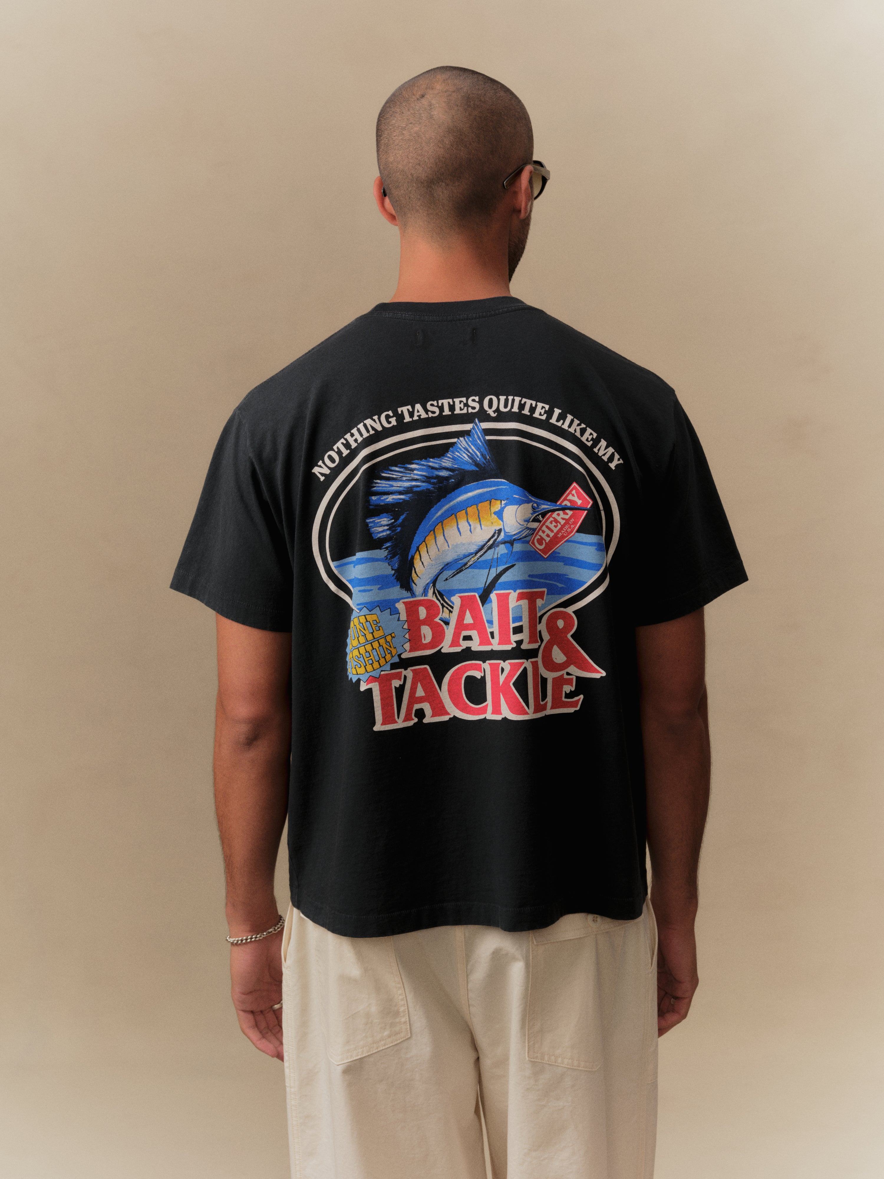 Marlin Boxy Pocket Tee (Vintage Black)