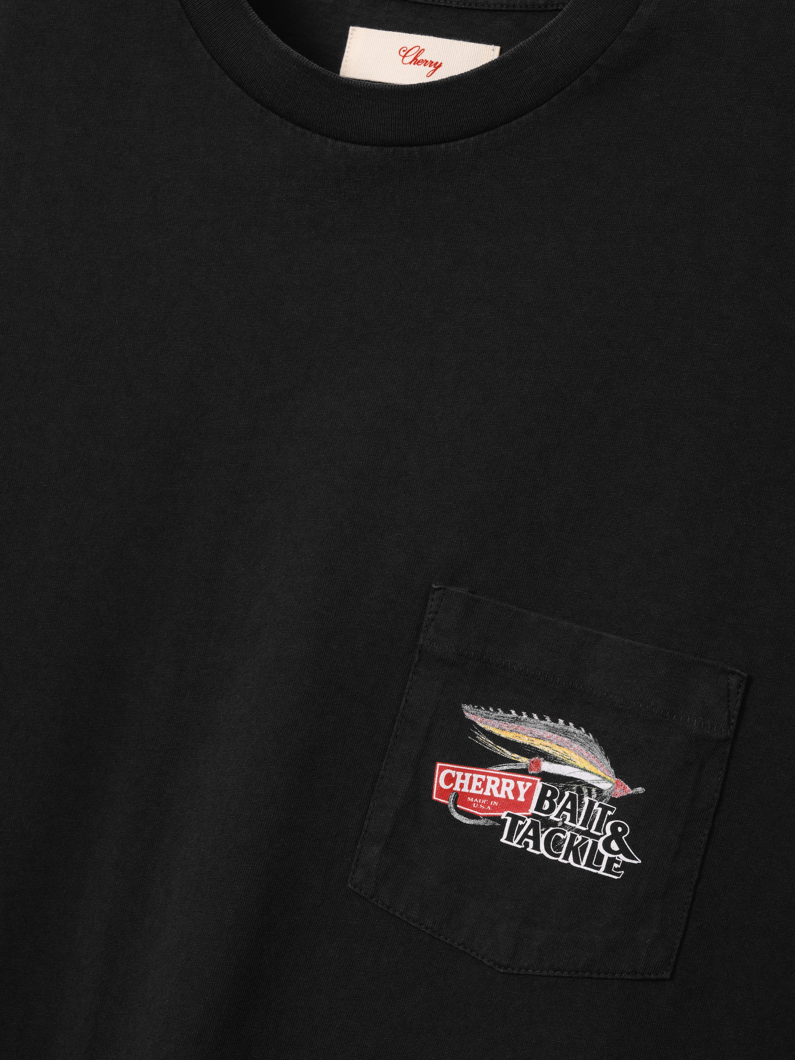 Marlin Boxy Pocket Tee (Vintage Black)