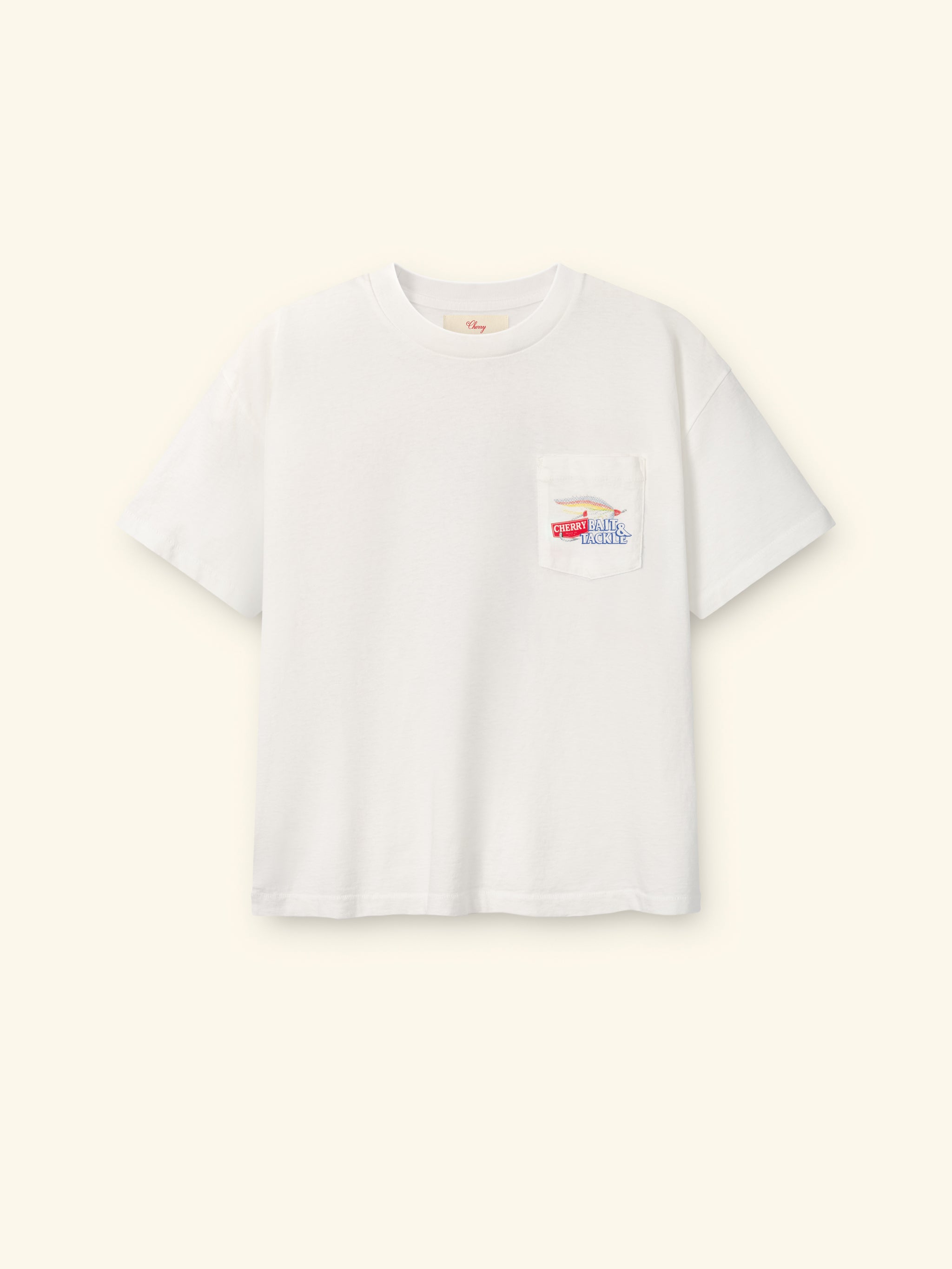 Marlin Boxy Pocket Tee (Vintage White) – CHERRY LA