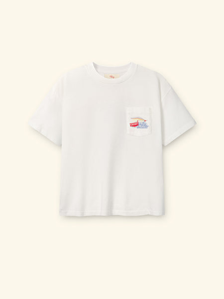 Marlin Boxy Pocket Tee (Vintage White) – CHERRY LA
