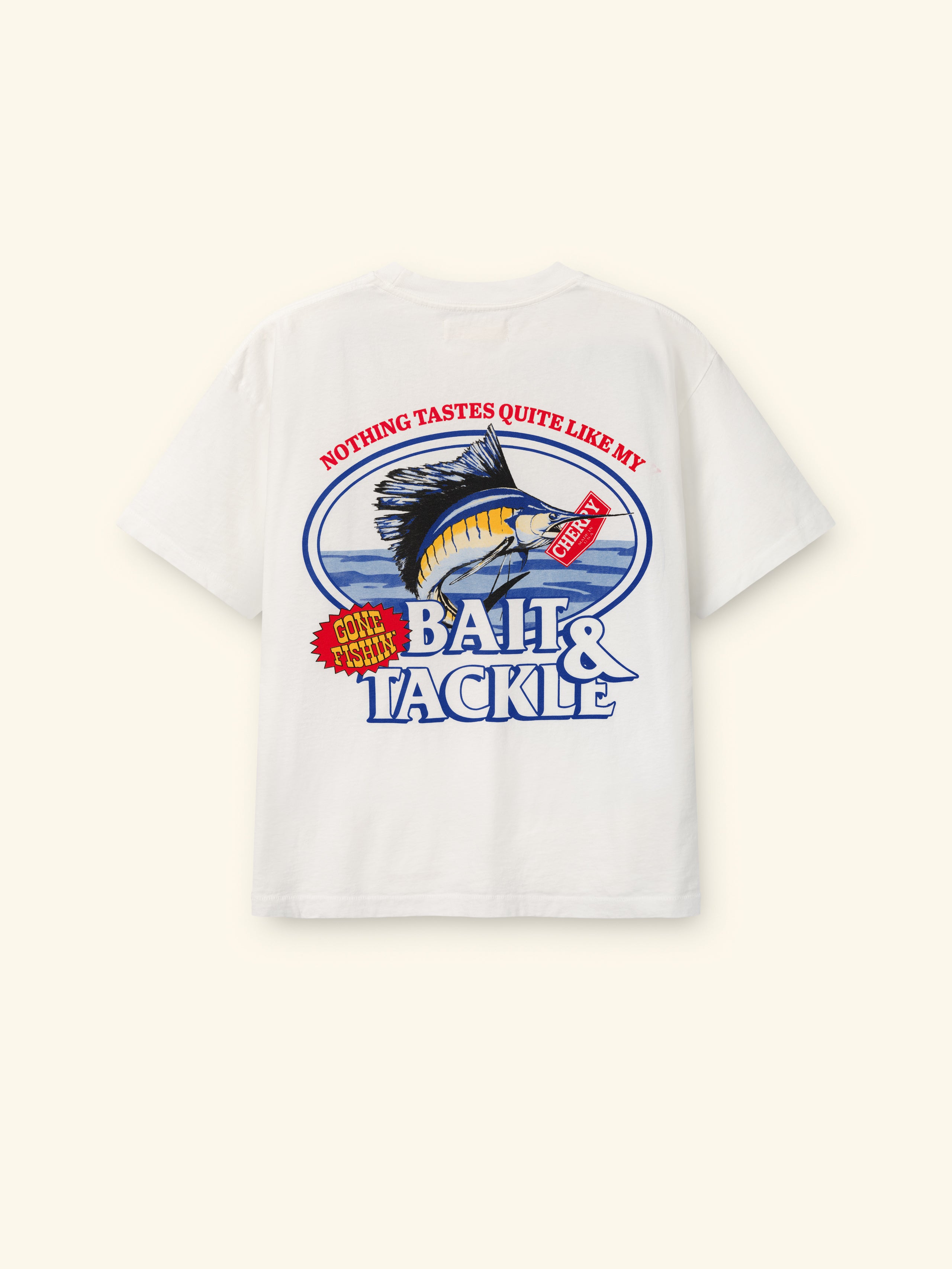 Marlin Boxy Pocket Tee (Vintage White)