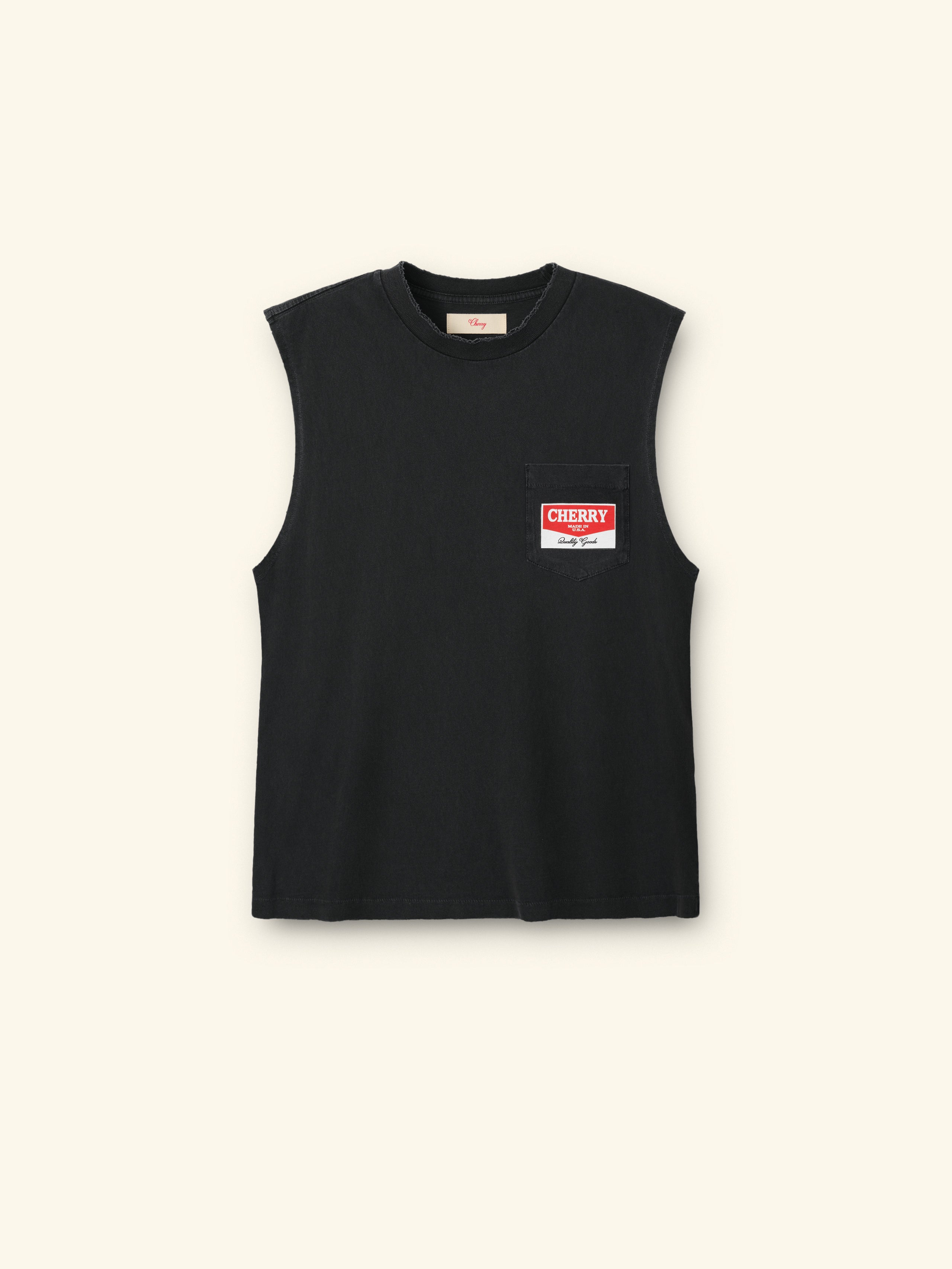 Chevron Logo Running Shirt (Vintage Black)