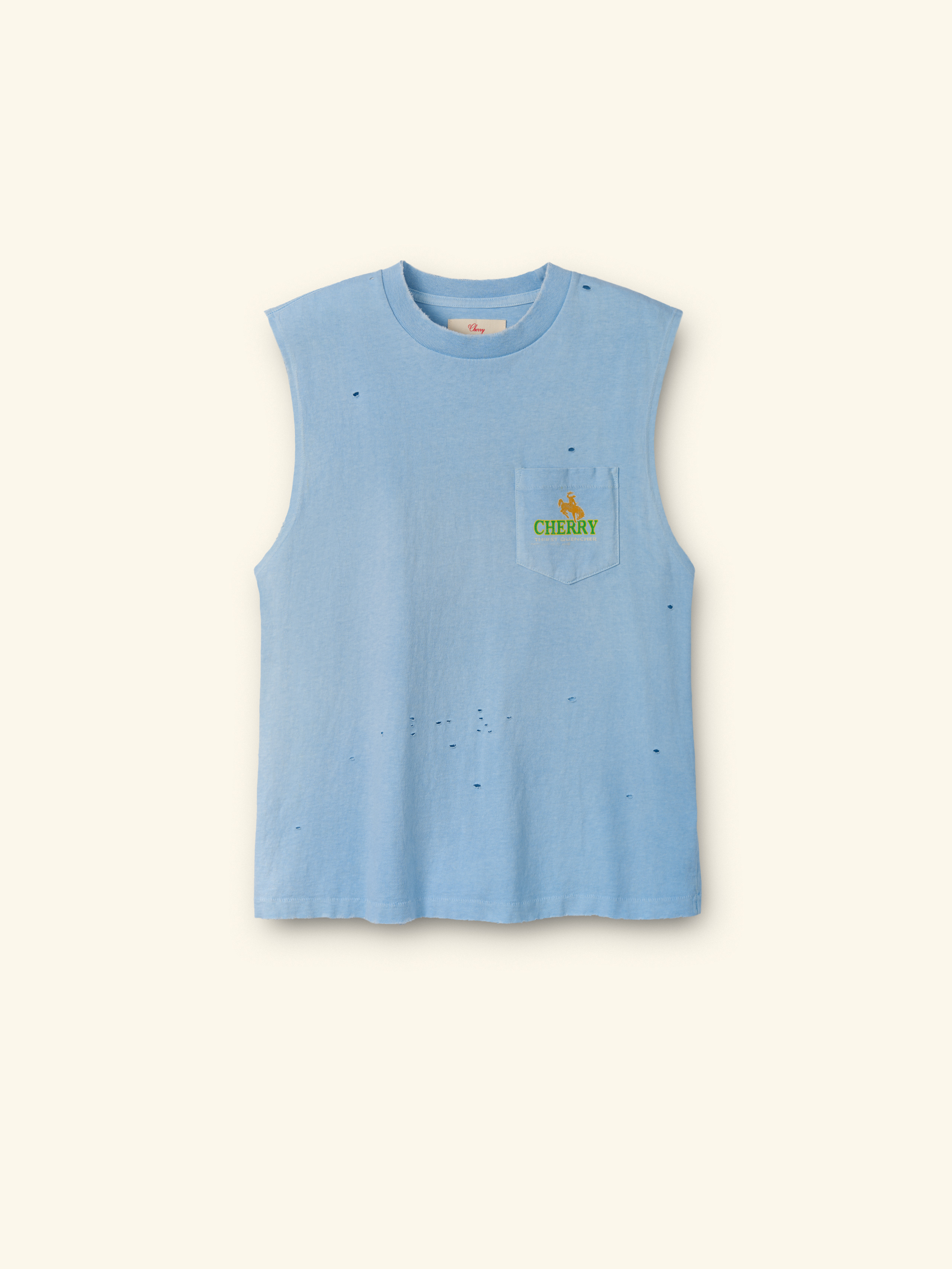 Thirst Quencher Running Shirt (Sky Blue)