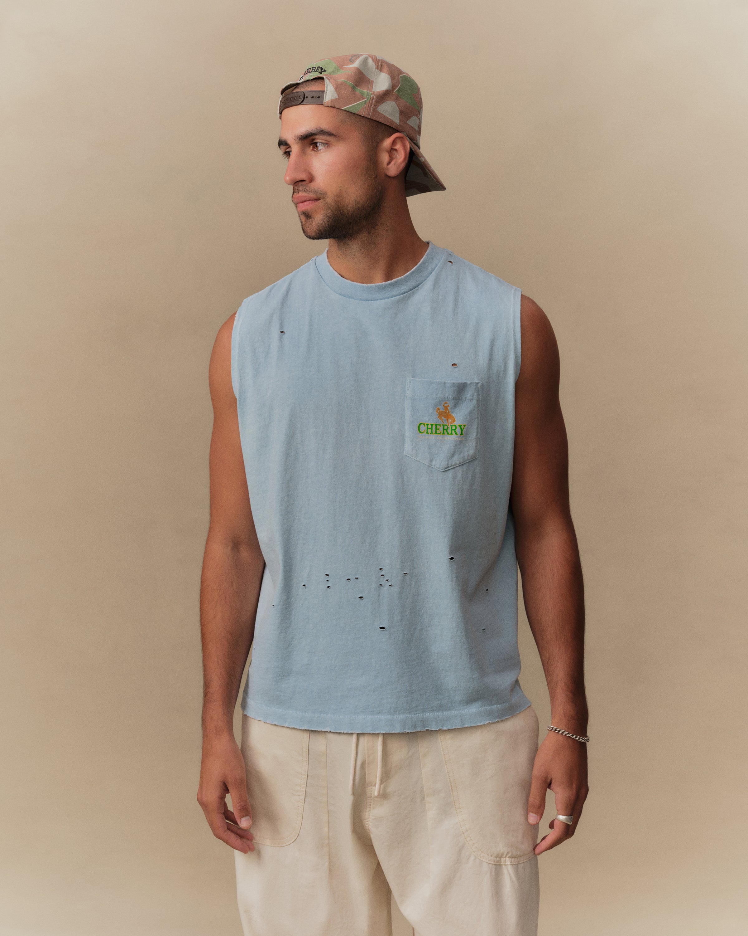 Thirst Quencher Running Shirt (Sky Blue)