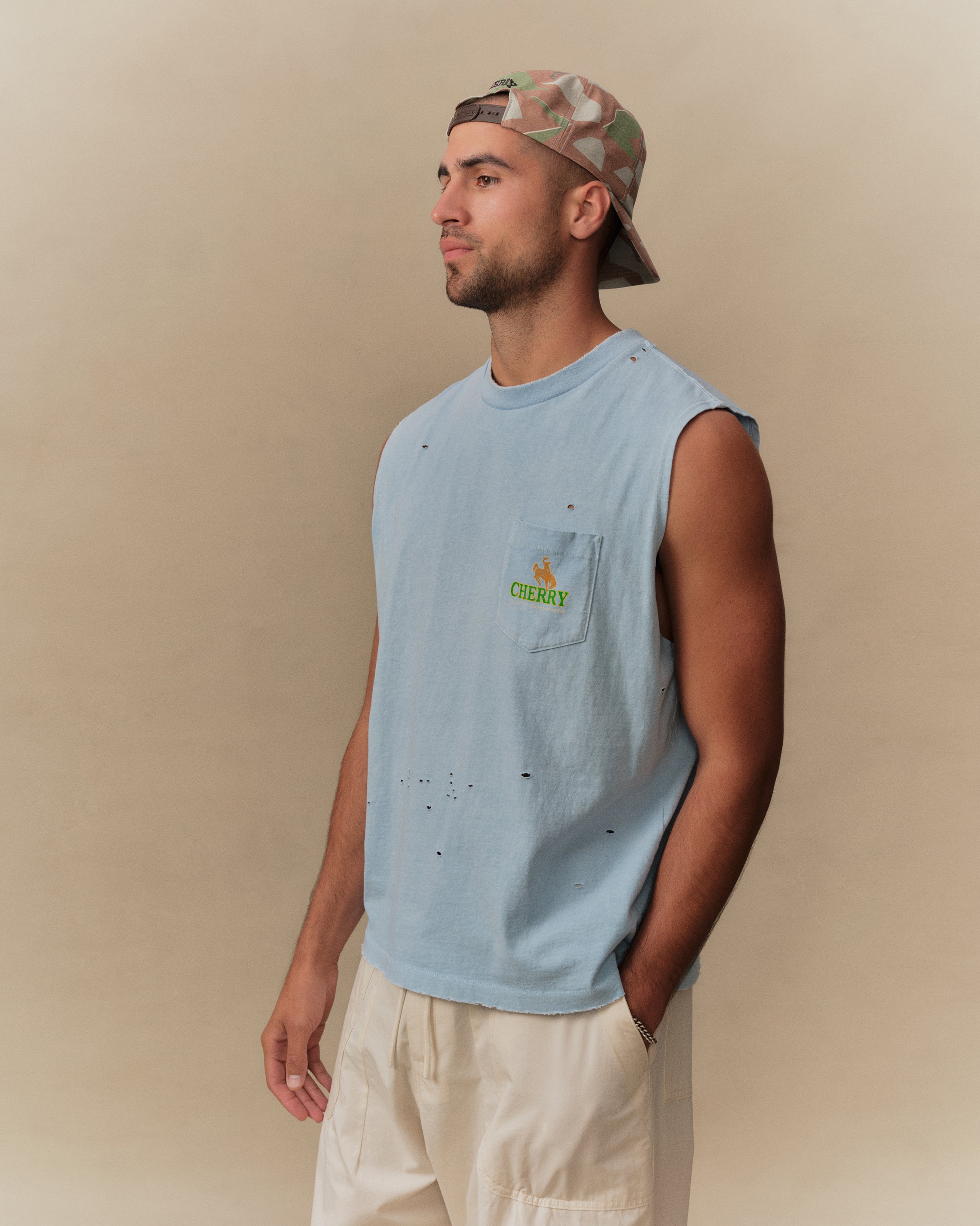 Thirst Quencher Running Shirt (Sky Blue)