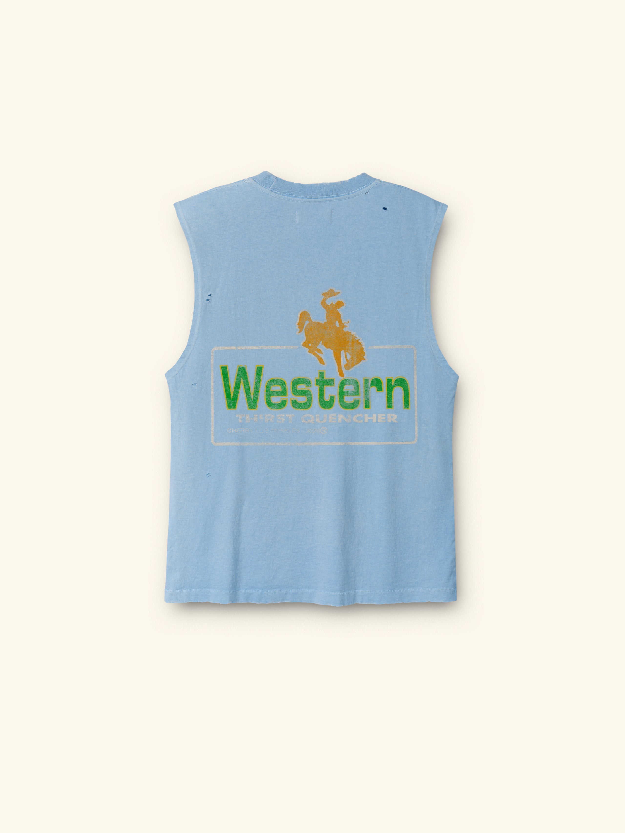 Thirst Quencher Running Shirt (Sky Blue)