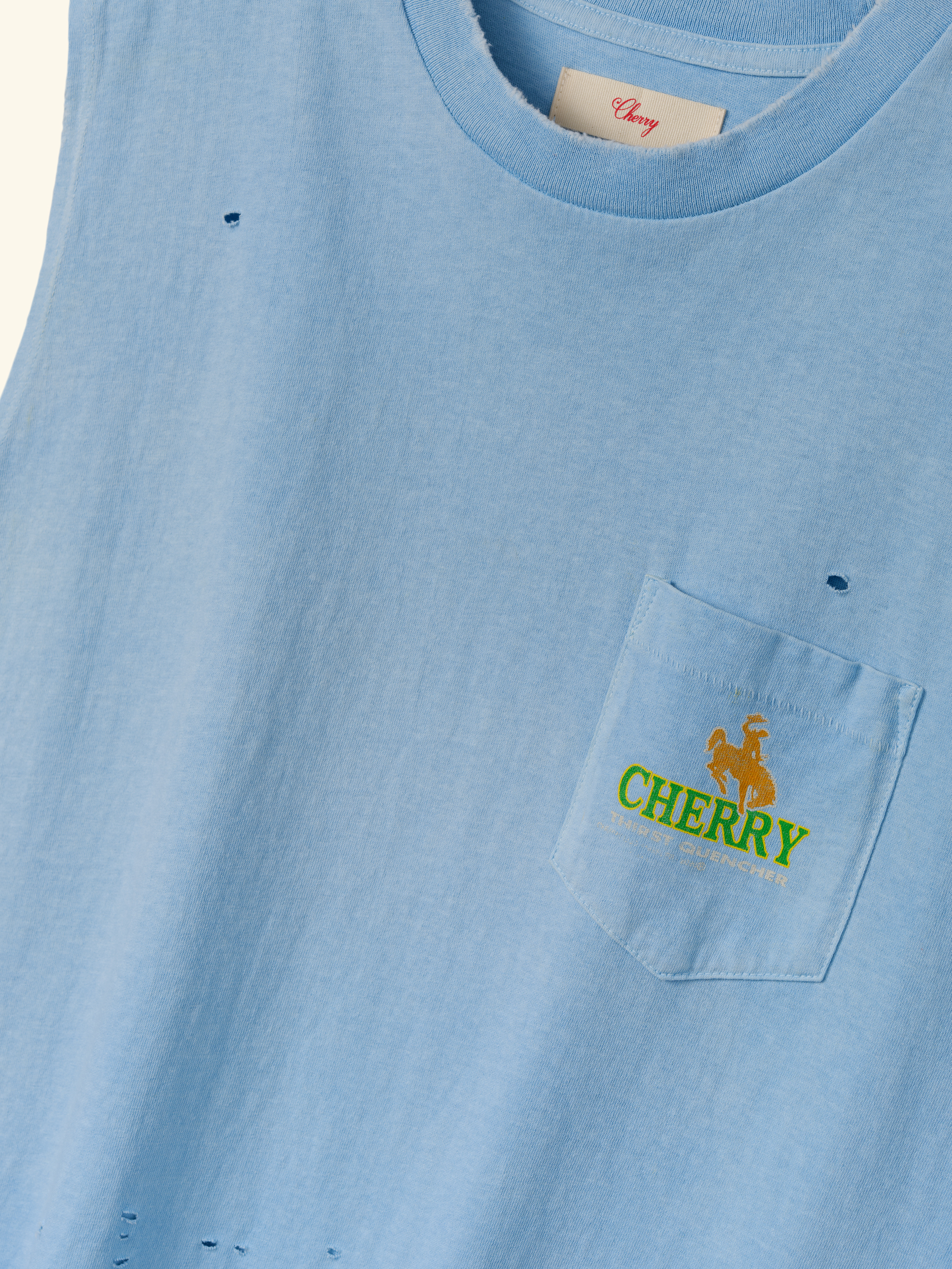 Thirst Quencher Running Shirt (Sky Blue)