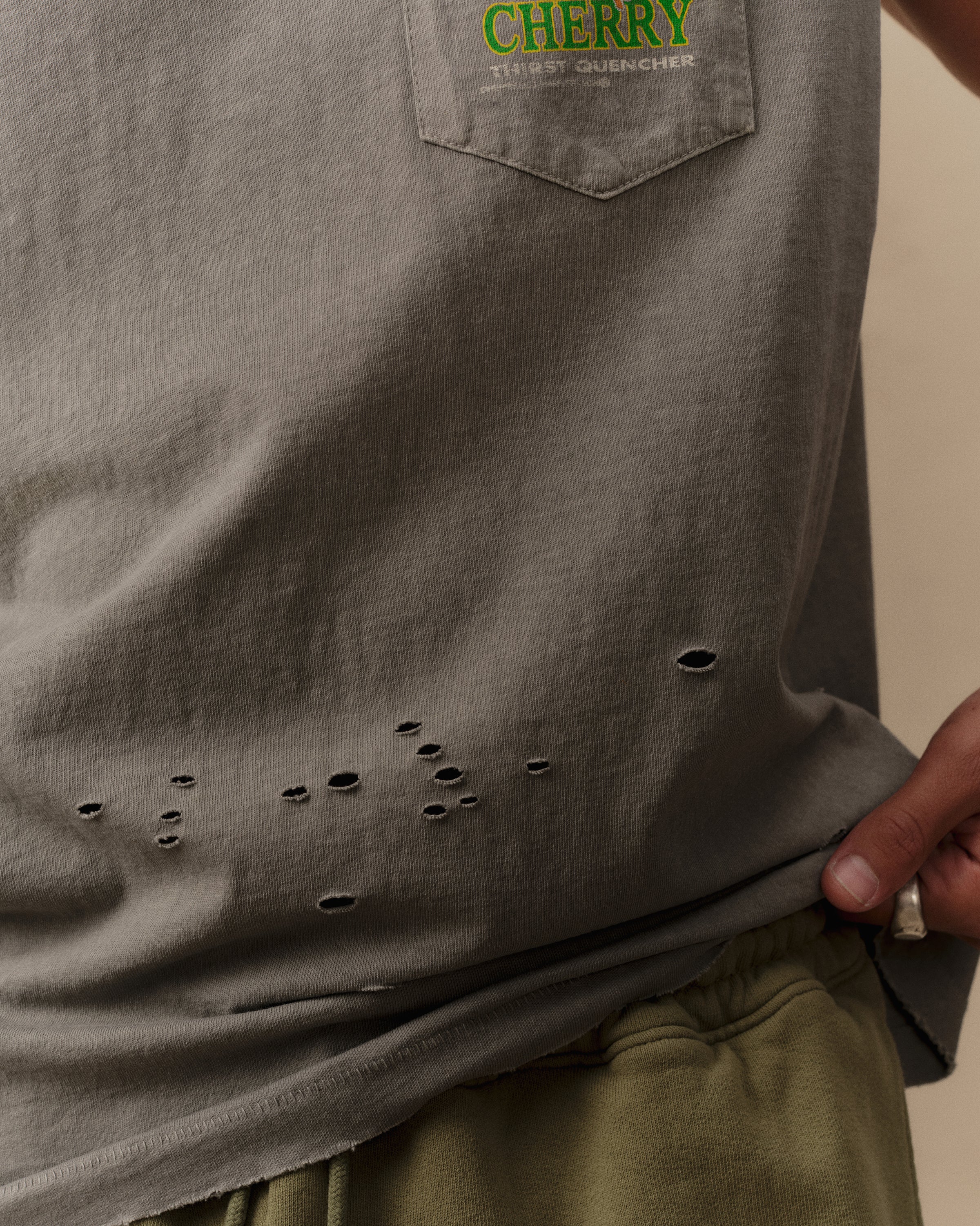 Thirst Quencher Running Shirt (Smoke)
