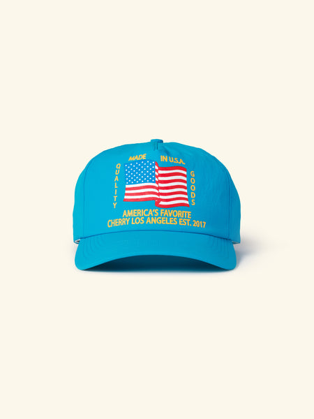 America's Favorite 5 Panel Hat (Aqua) – CHERRY LA