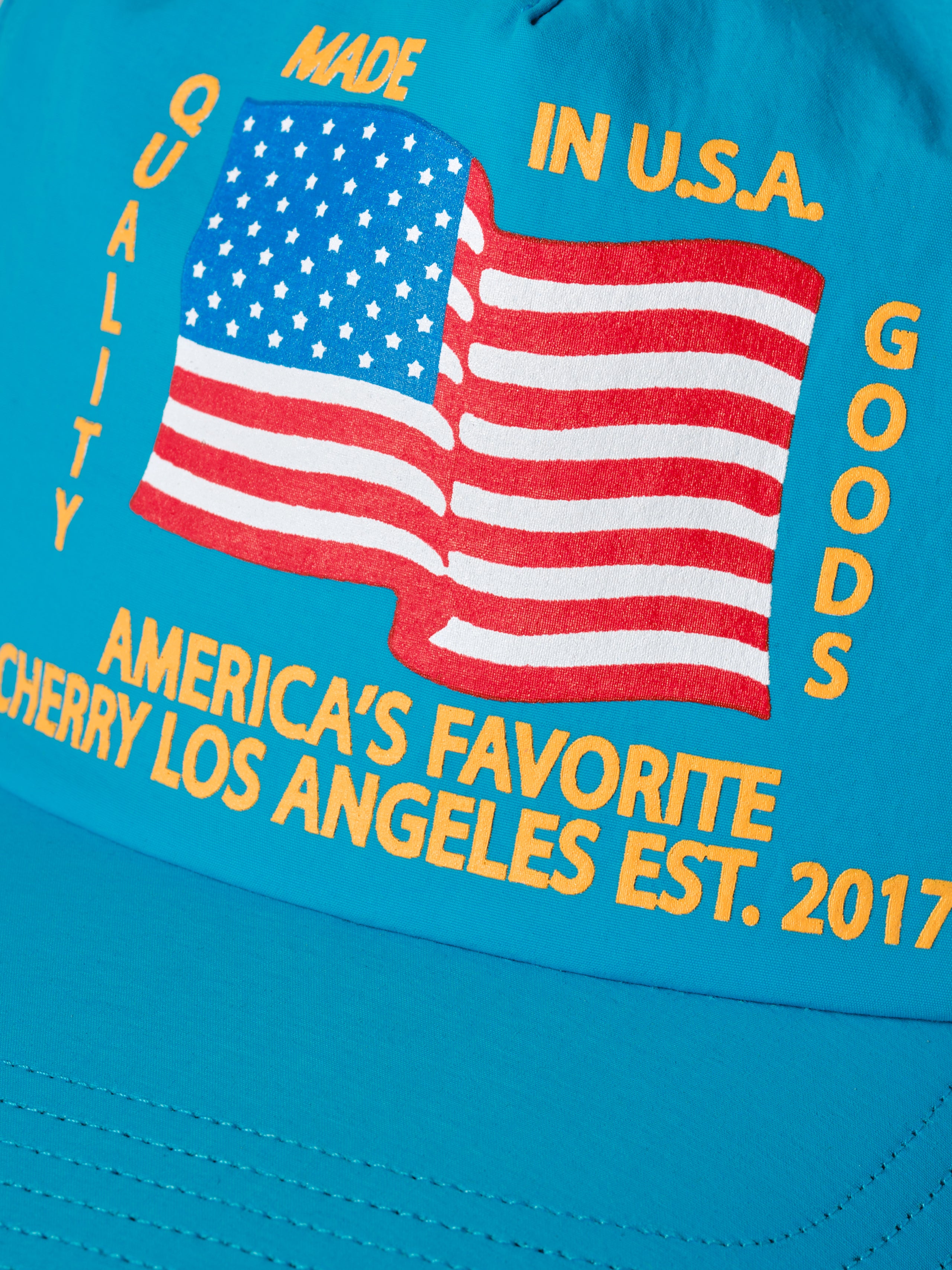 America's Favorite 5 Panel Hat (Aqua)