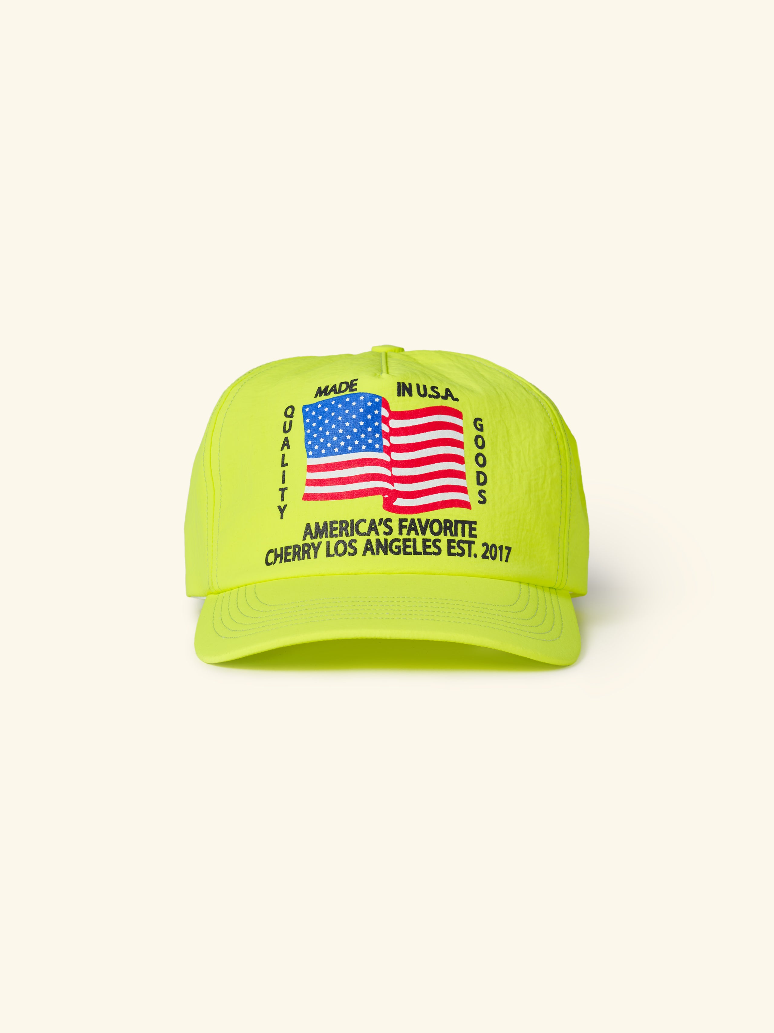 America's Favorite 5 Panel Hat (Neon Yellow)