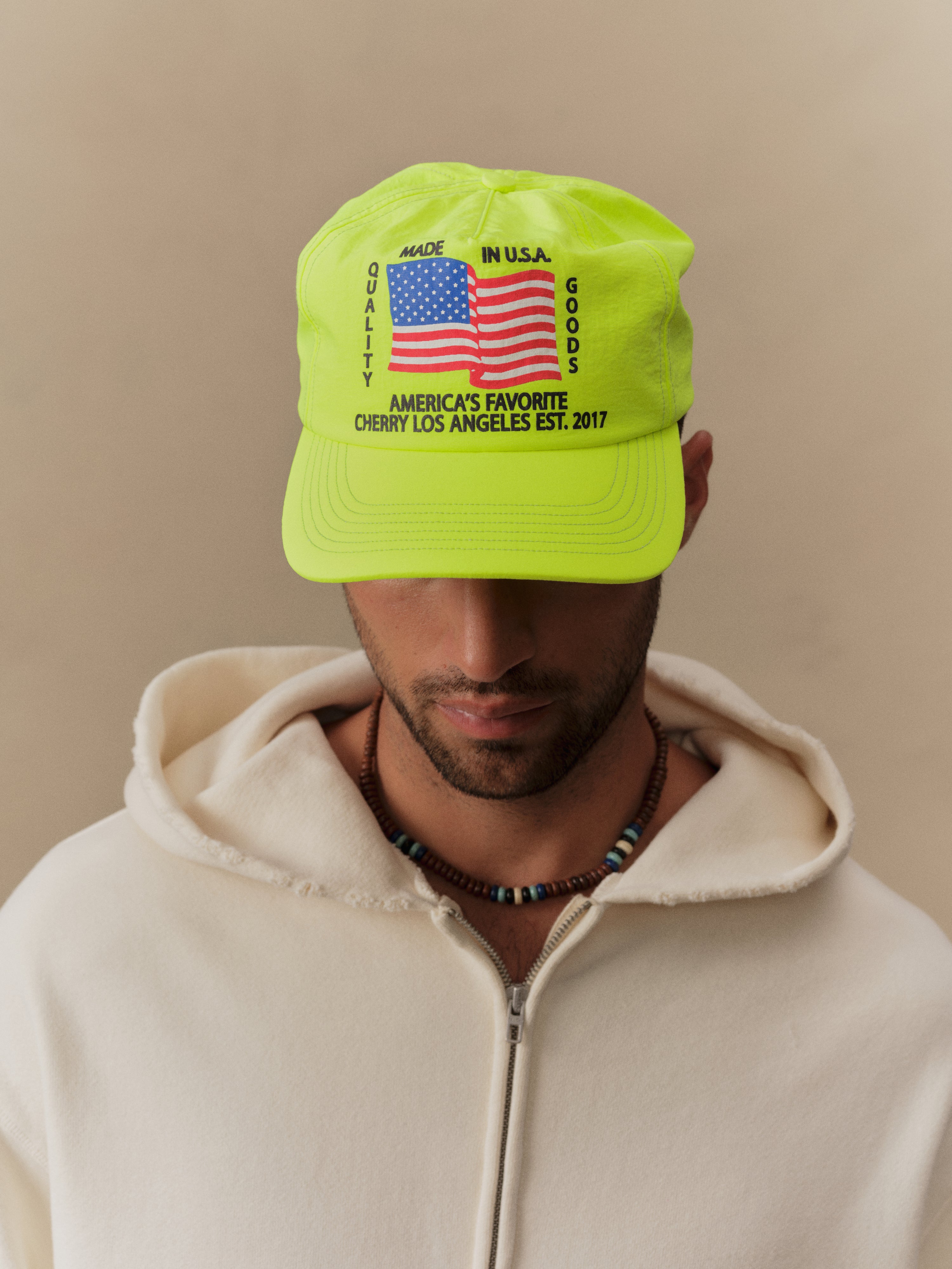 America's Favorite 5 Panel Hat (Neon Yellow)