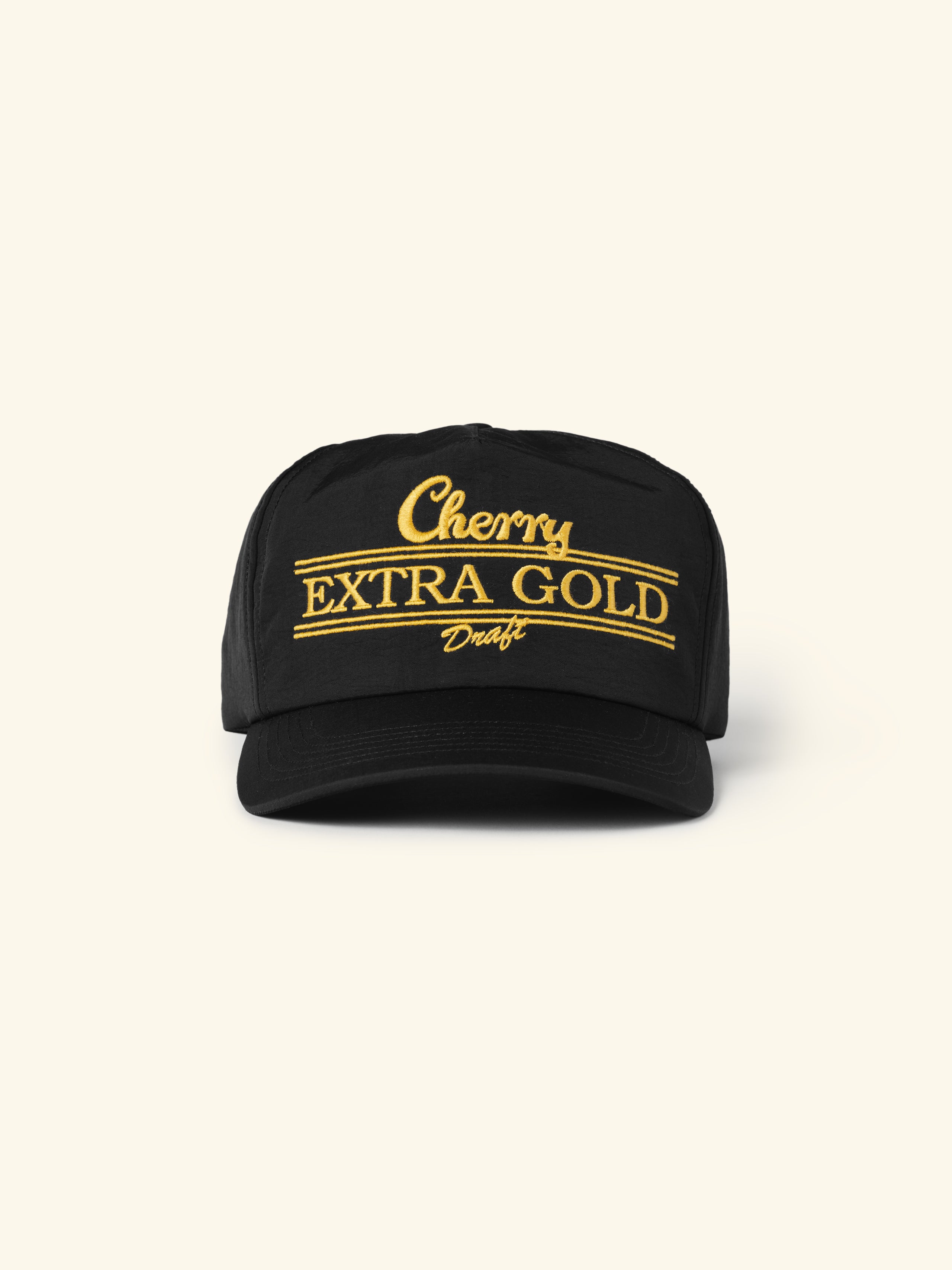 Extra Gold 5 Panel Hat (Black)