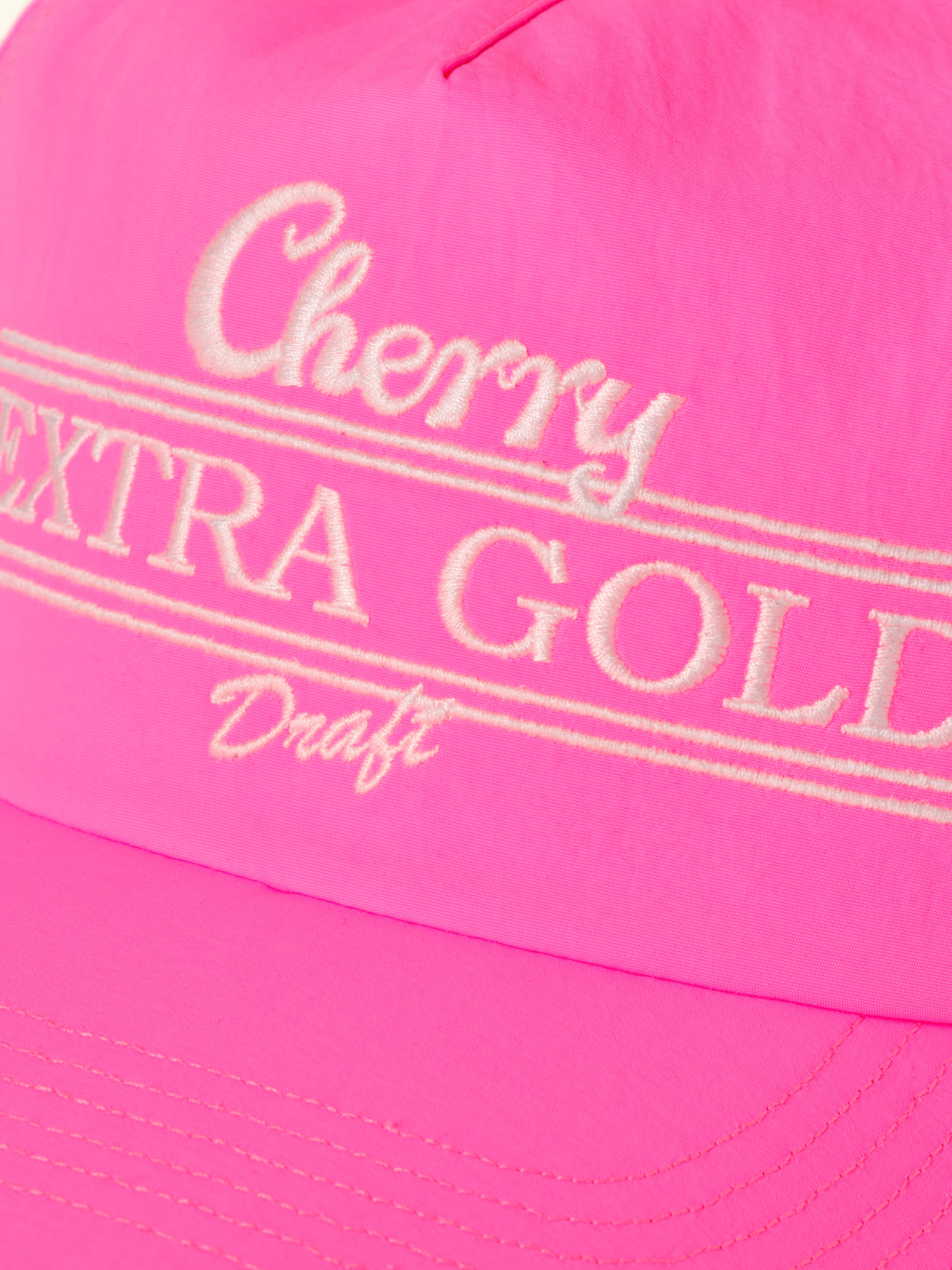 Extra Gold 5 Panel Hat (Neon Pink)