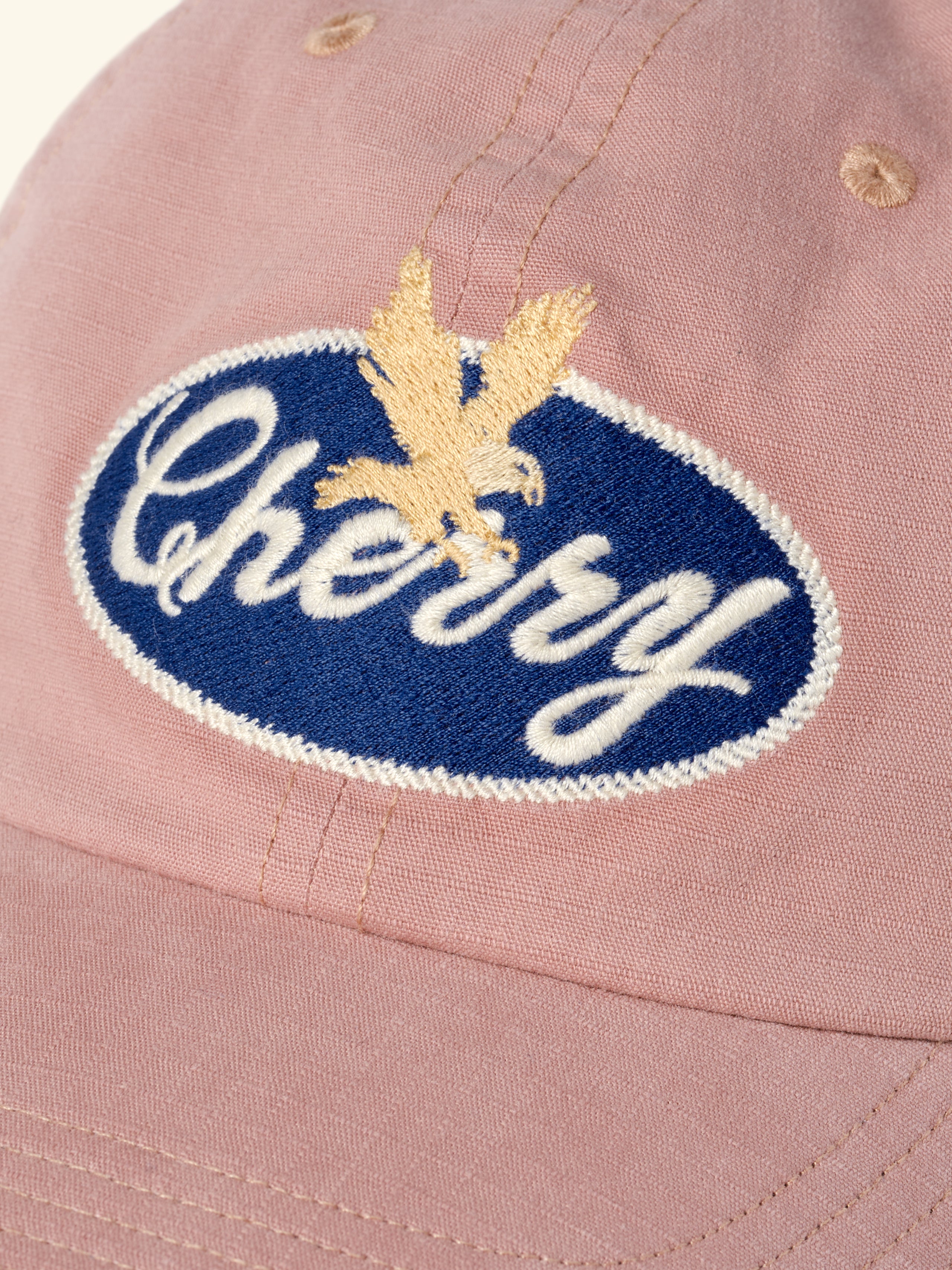 Golden Eagle 6 Panel Hat (Dusty Pink)