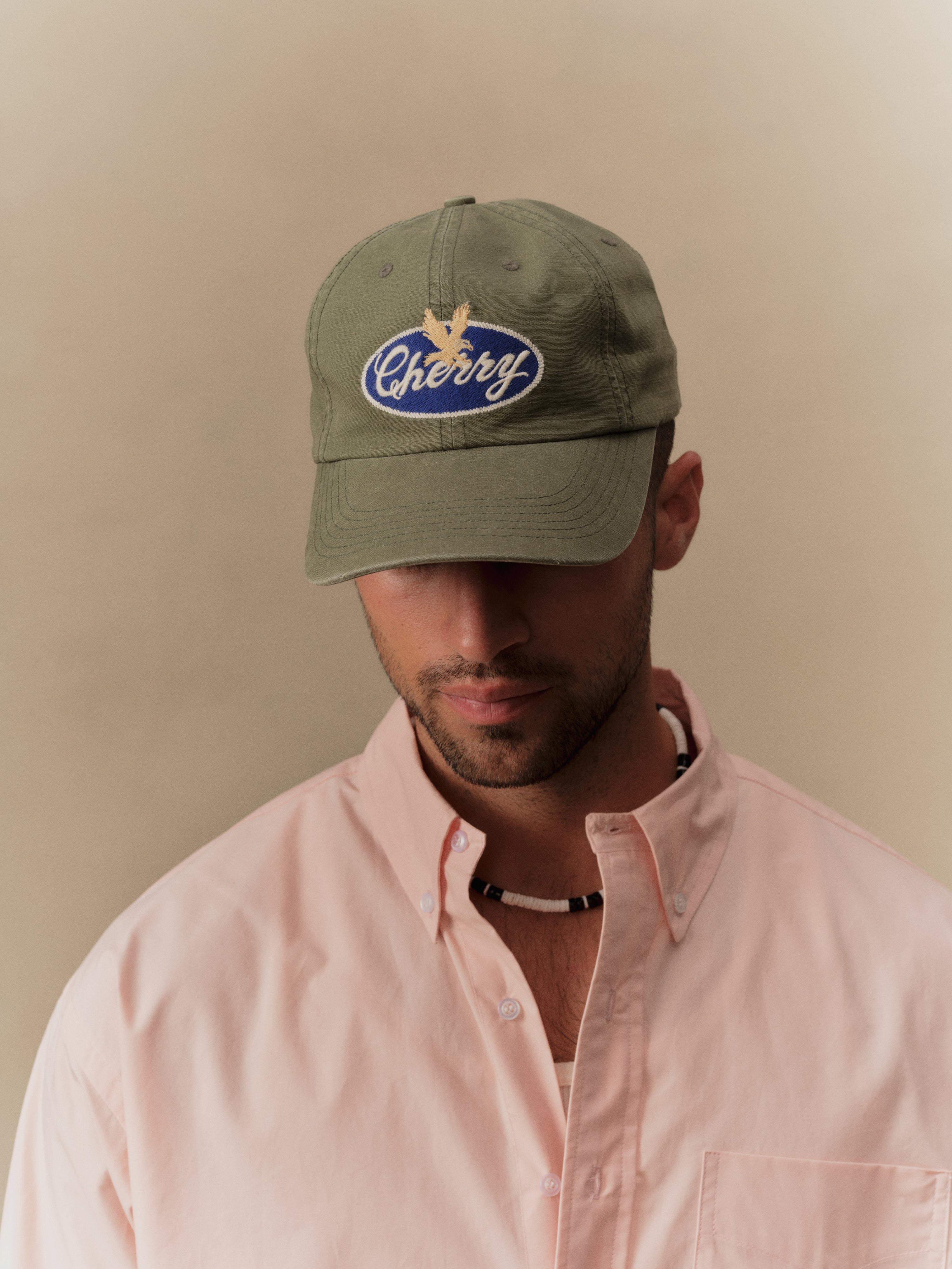 Golden Eagle 6 Panel Hat (Army Green)