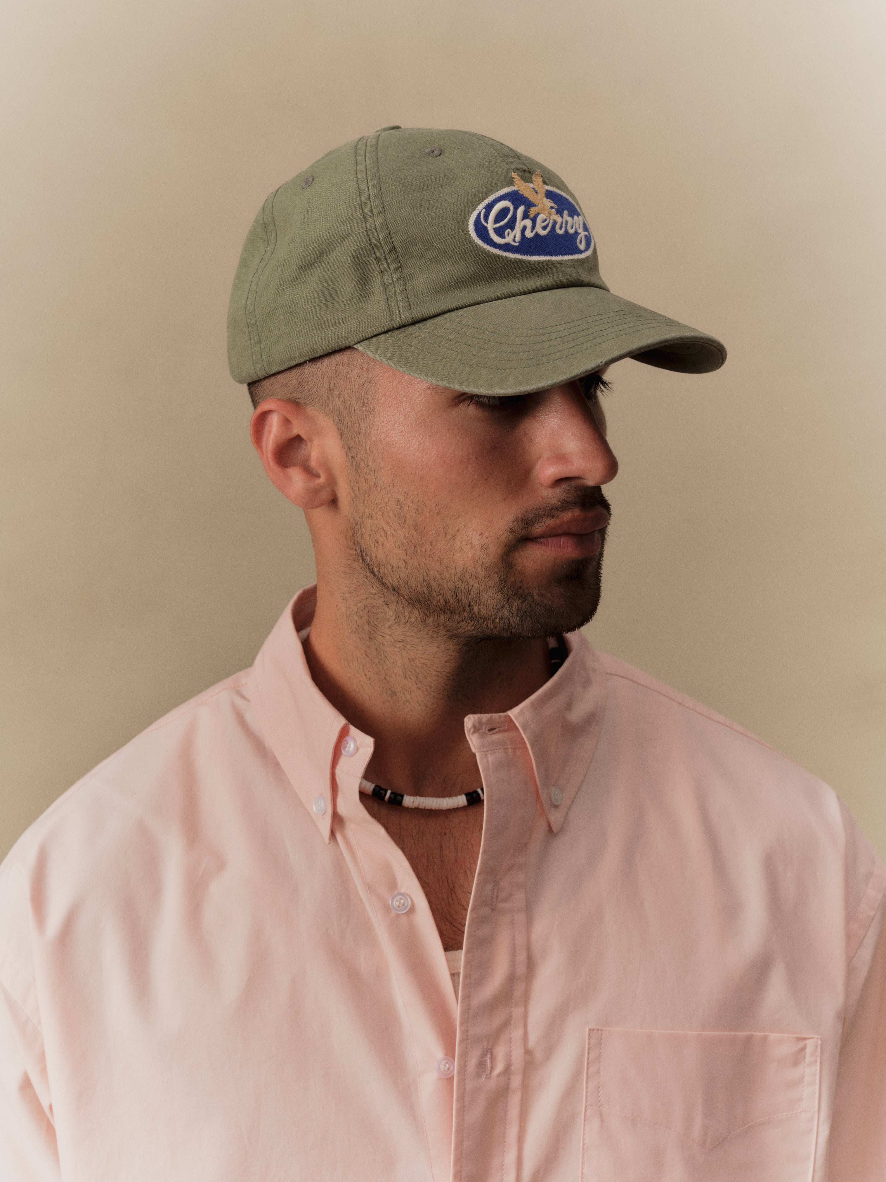 Golden Eagle 6 Panel Hat (Army Green)